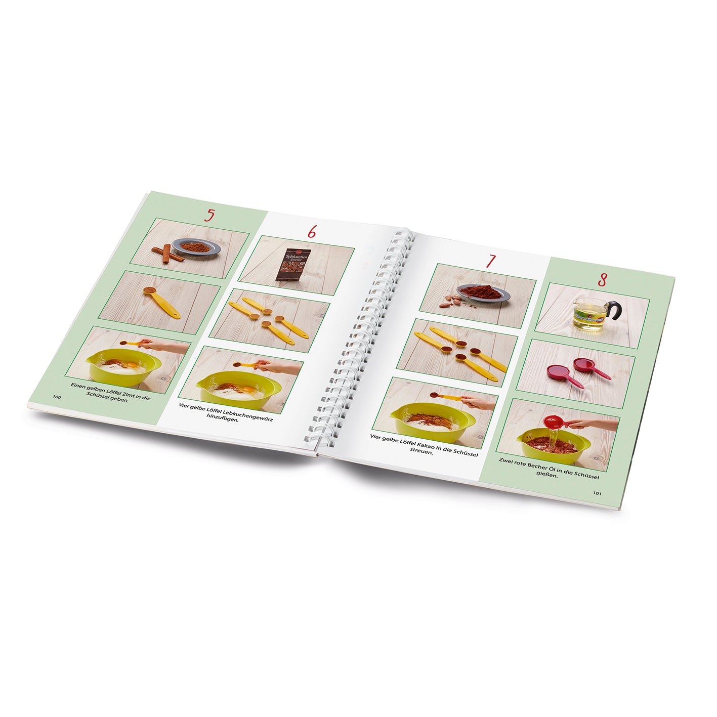 Rezeptbuch (Ergänzungsexemplar ohne Messbecher) Band 3 - Plätzchen, Kekse, Cookies & Co. mit bebilderten Kinder-Rezeptanleitungen.