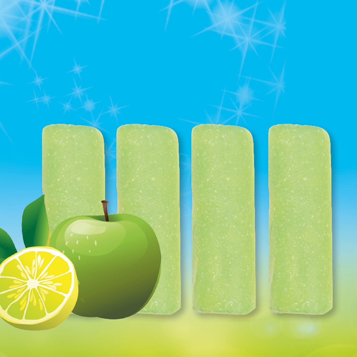 Abflussfee Waschbecken - 8x Duftstein Zitrone/Apfel für frischen Duft und sauberen Abfluss, verhindert Gerüche und Verstopfungen.