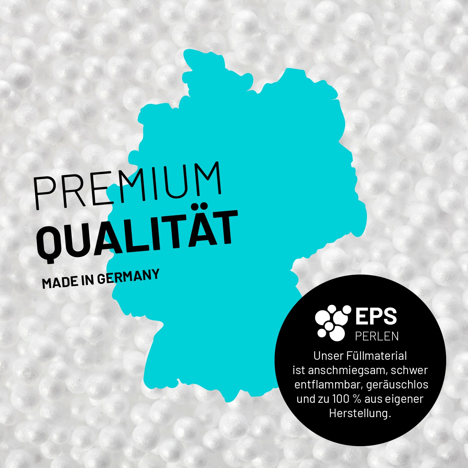 Sitzsack Drops (300 L) - hochwertige EPS-Perlenfüllung, langlebig, leicht transportierbar, für drinnen und draußen, in Pink.
