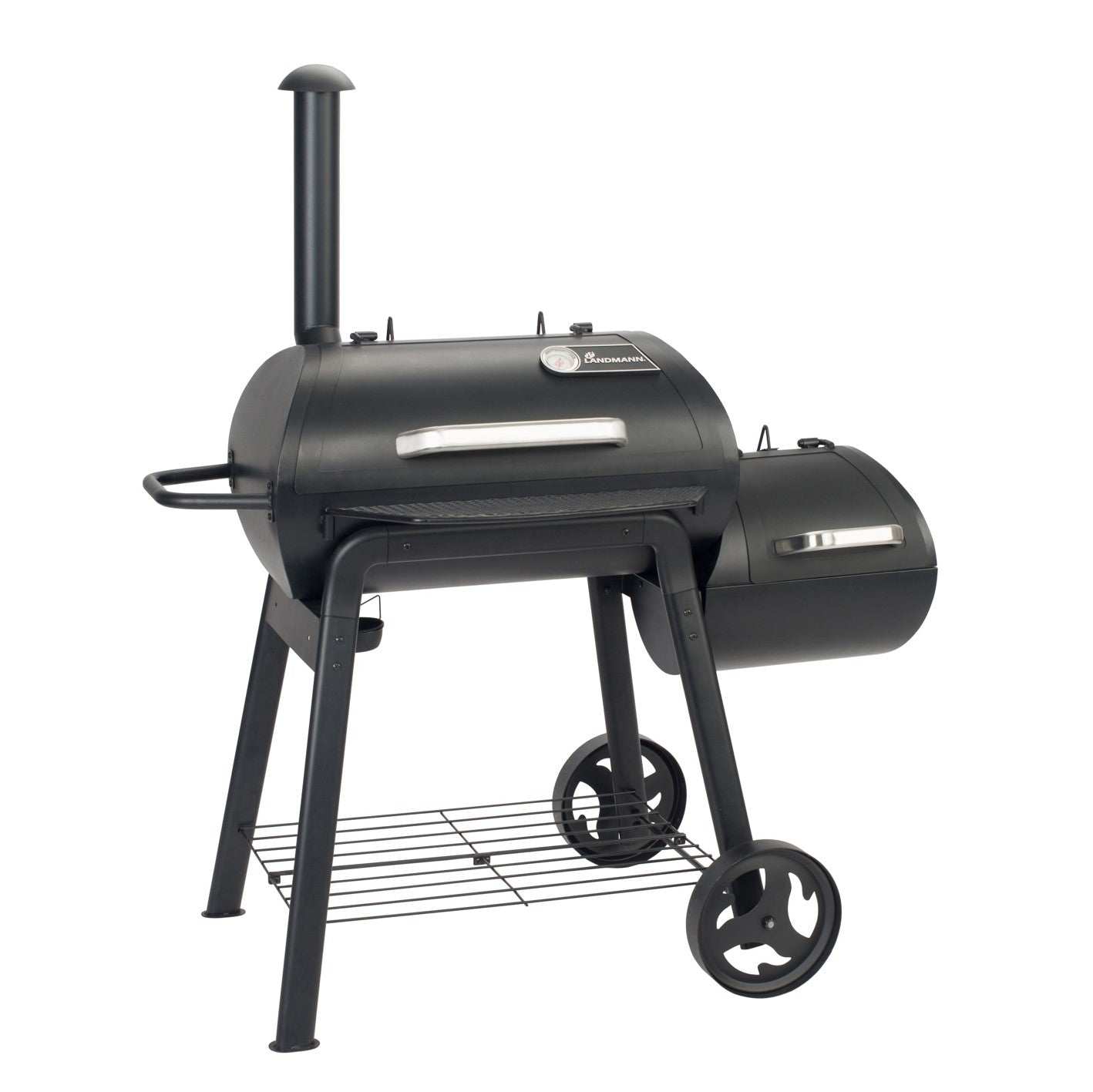 Smoker Vinson 200 klassischer 16 Zoll Smoker mit 4-in-1 Funktion, Edelstahlgriffen, Deckelthermometer und optimaler Luftzirkulation.