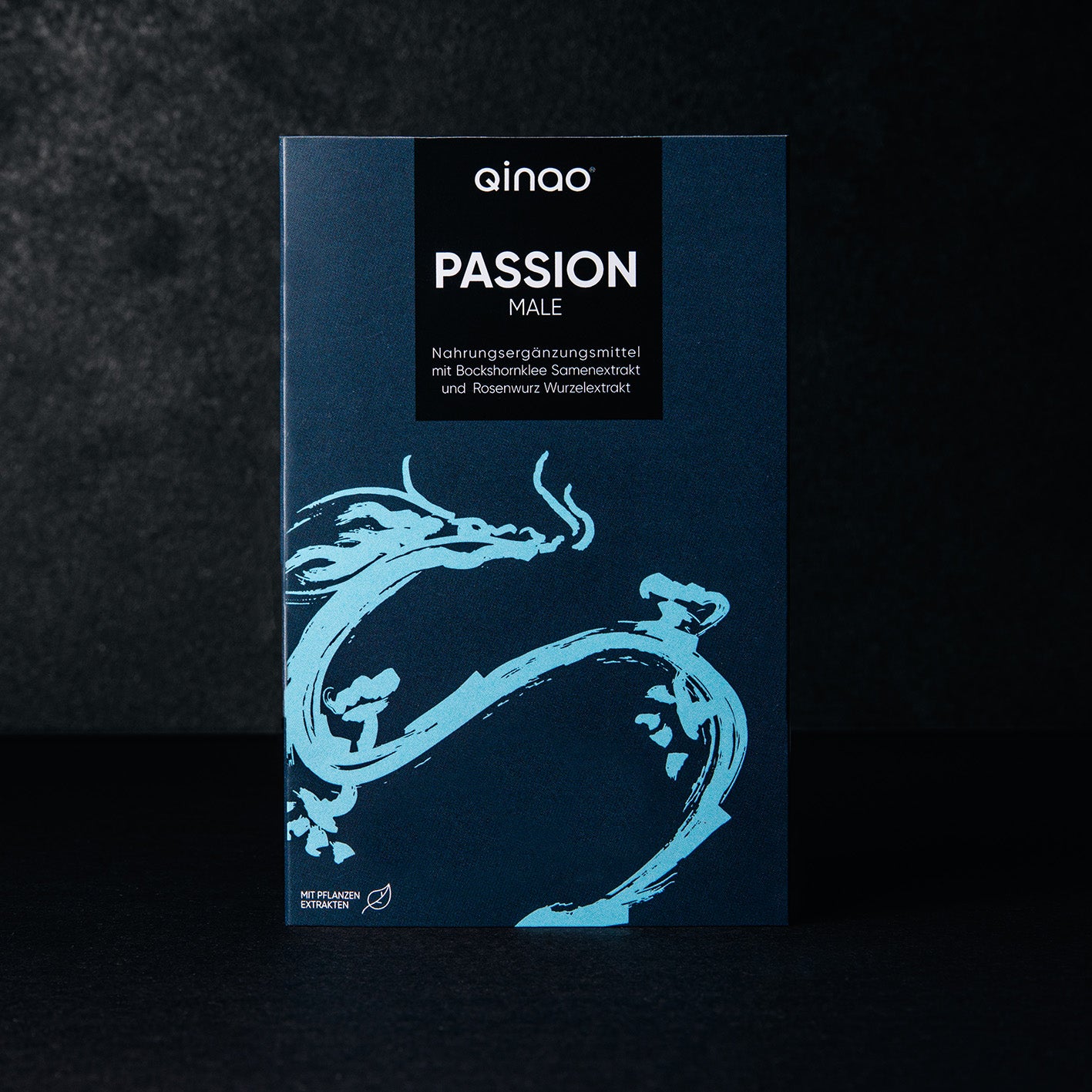 Nahrungsergänzungsmittel PASSION MALE 2er-Set mit Bockshornklee, Rosenwurz, vegan, zuckerfrei, laktosefrei, glutenfrei, 2x90 Kapseln.