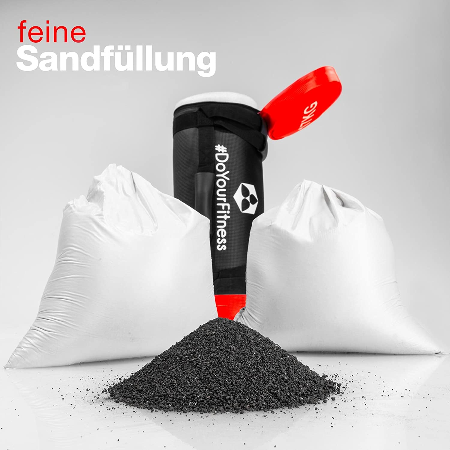 Corebag Sandsack Carolous - Fitness Power Bag - 15 kg mit feiner Sandfüllung und robuster Nylonhülle für Functional Training und CrossFit.