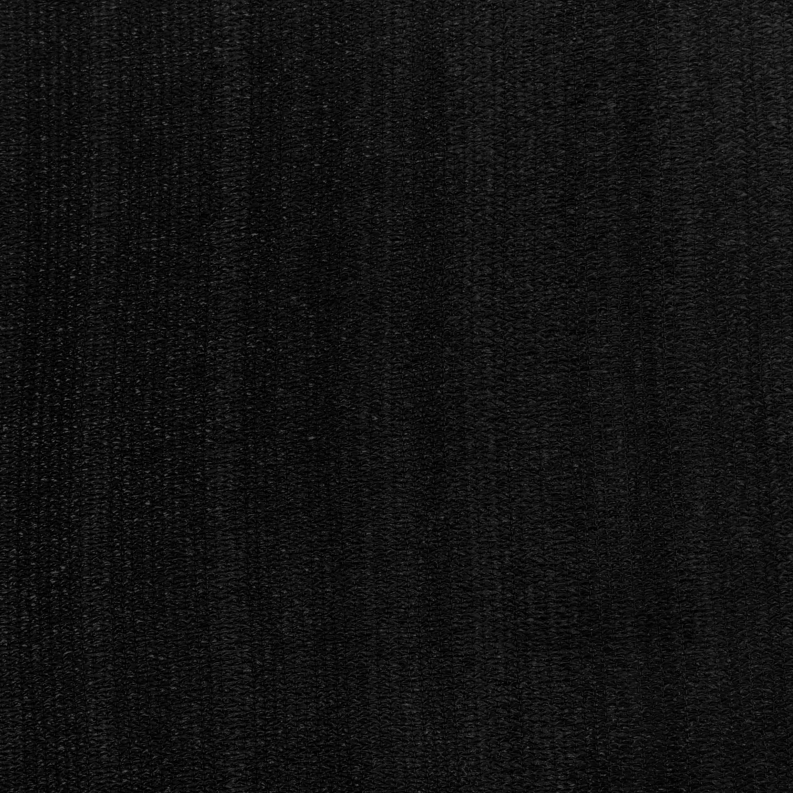 Sonnensegel 100% HDPE mit Stabilisator für UV-Schutz - Rechteck 5 x 6 Meter - Schwarz, reißfest und UV-beständig, mit Befestigungsringen.