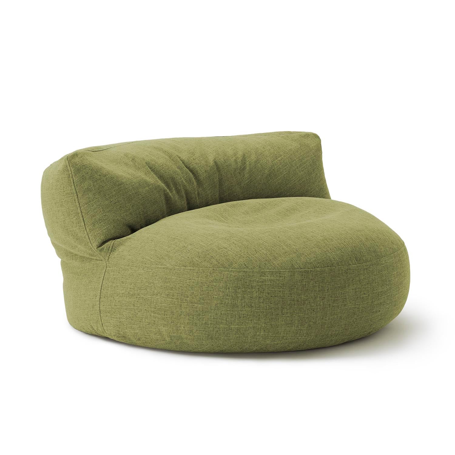 Interior Line Sitzsack-Lounge (320 L) in Lime, weicher Sitzsack mit leinenartigem Material für gemütliche Chill-Out-Bereiche indoor.