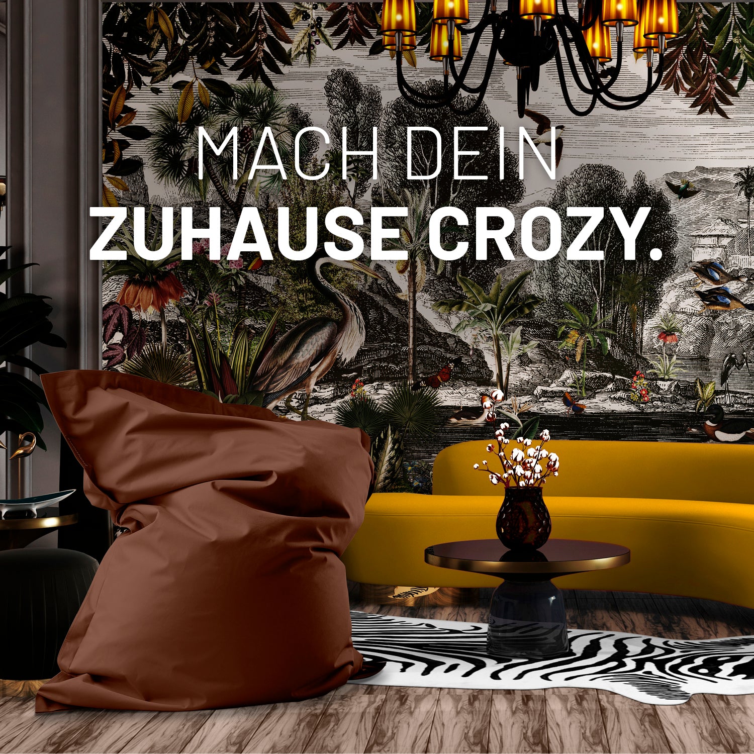 Sitzsack Classic XXL (380 L) Braun, indoor & outdoor, große Sitzfläche, pflegeleichtes Material und verdeckter Reißverschluss, modernes Design.