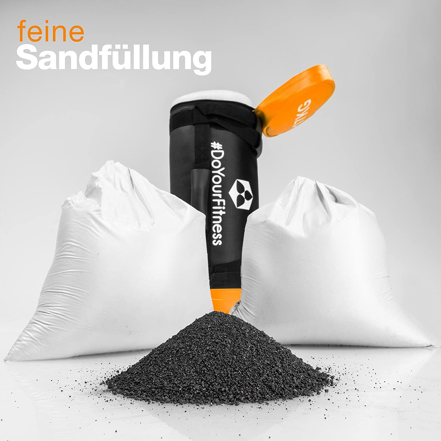 Corebag Sandsack Carolous - Fitness Power Bag - 20 kg mit feiner Sandfüllung und robuster Nylonhülle für intensives Functional Training.