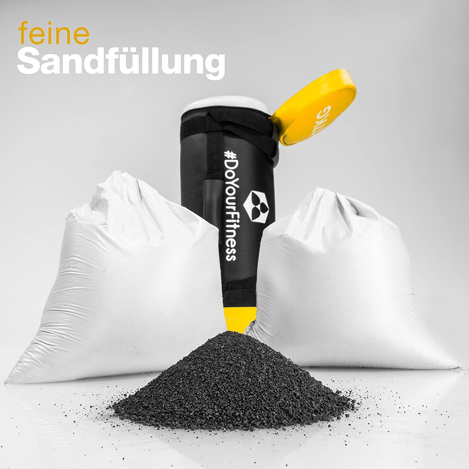 Corebag Sandsack Carolous - Fitness Power Bag 5kg mit feiner Sandfüllung und robuster Nylonhülle für intensives Functional Training.