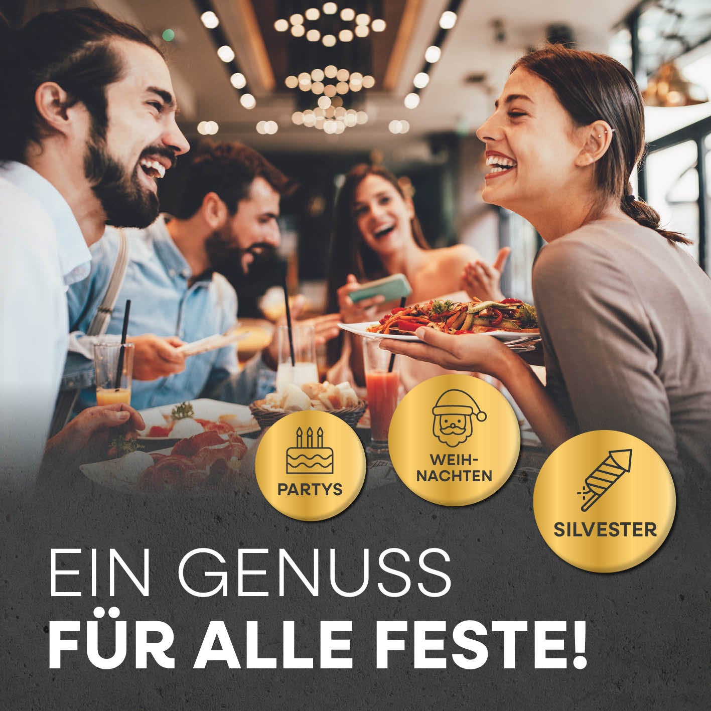 Raclette- & Fondue-Set GRANITlook - schwarz perfekt für Partys, Weihnachten und Silvester – gemeinsames Genießen mit Freunden und Familie.