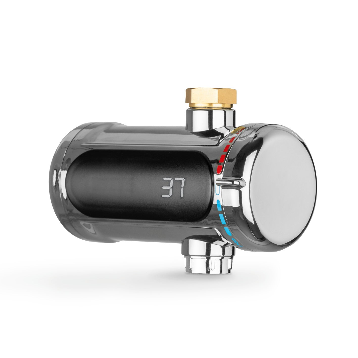 Universal-Durchlauferhitzer mit digitaler Temperaturanzeige, kompakt und langlebig für sofort warmes Wasser und geringen Verbrauch.