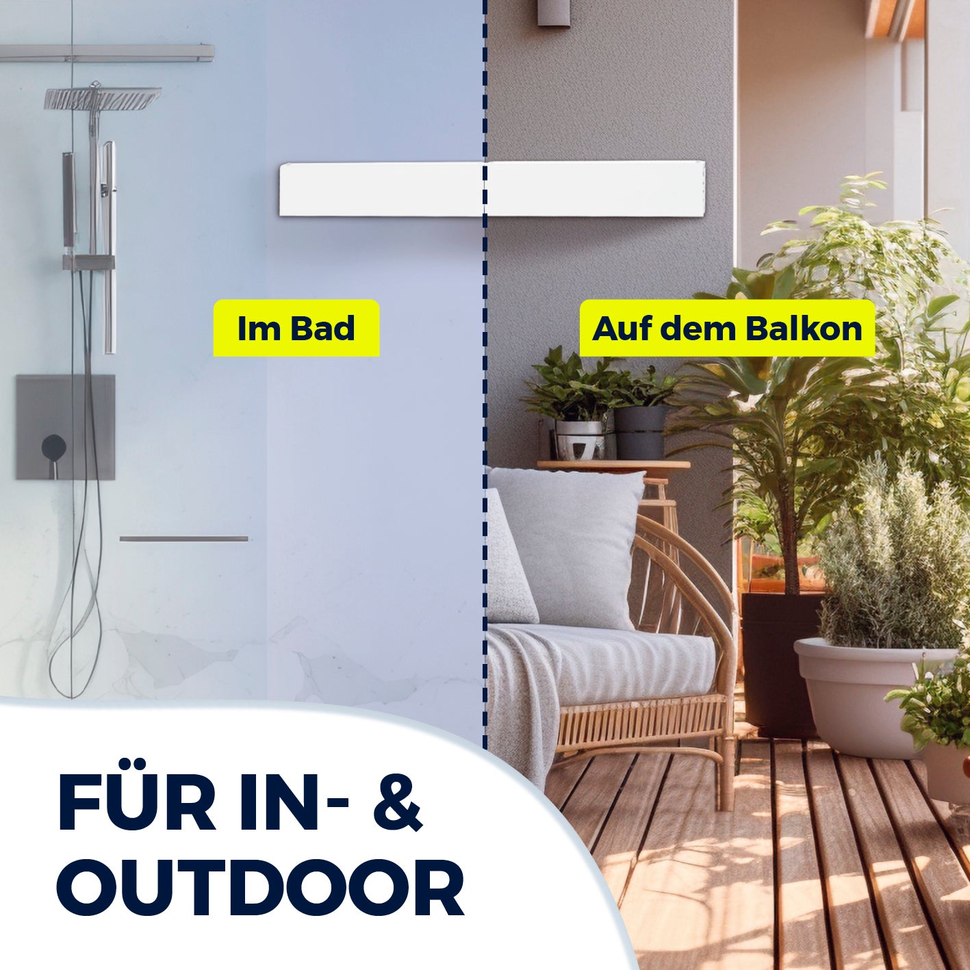 Wandwäschetrockner 400 faltbar für Balkon und Bad, platzsparend, ohne Strom, 15 kg Traglast, ideal für Handtücher und Schuhe.