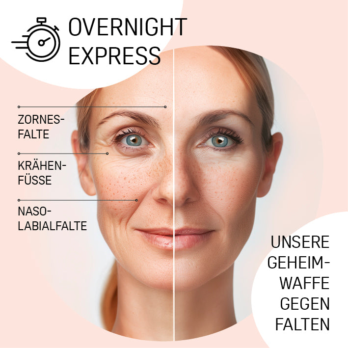 Hyaluron-Skintape "Forehead Tape" zeigt Wirkung gegen Zornesfalte, Krähenfüße und Nasolabialfalten für glatte Haut über Nacht.