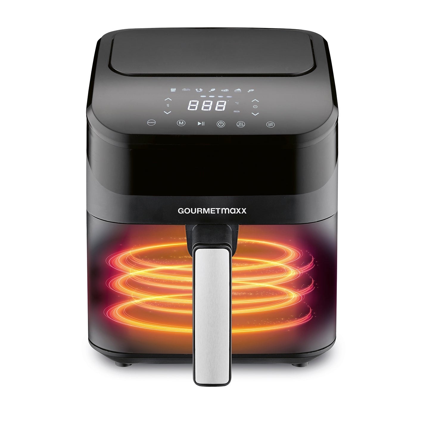 GOURMETmaxx Heißluft-Fritteuse Digital 4l 1400W schwarz