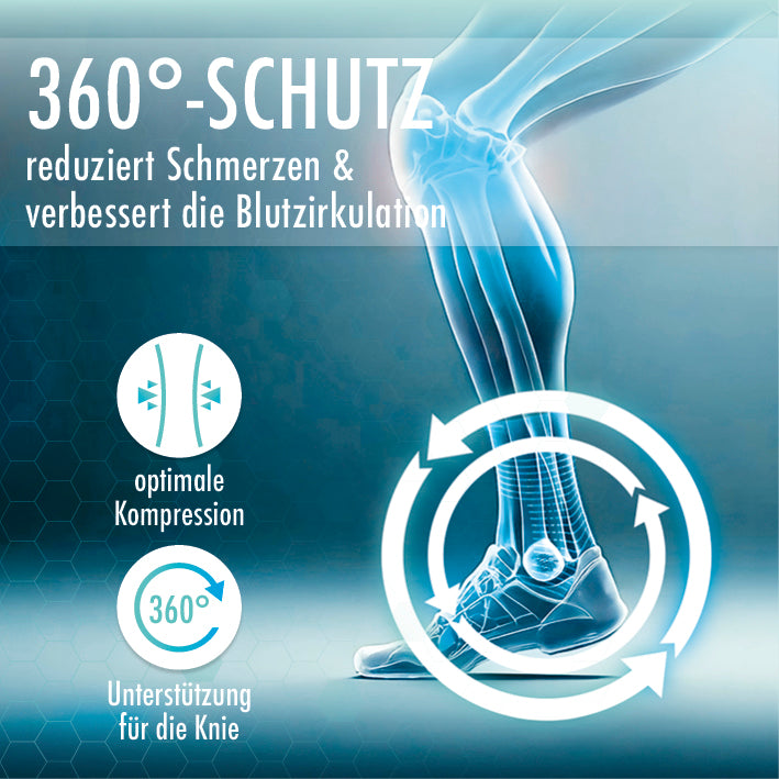 Knöchel-Bandage mit Kupferfasern & Carbon