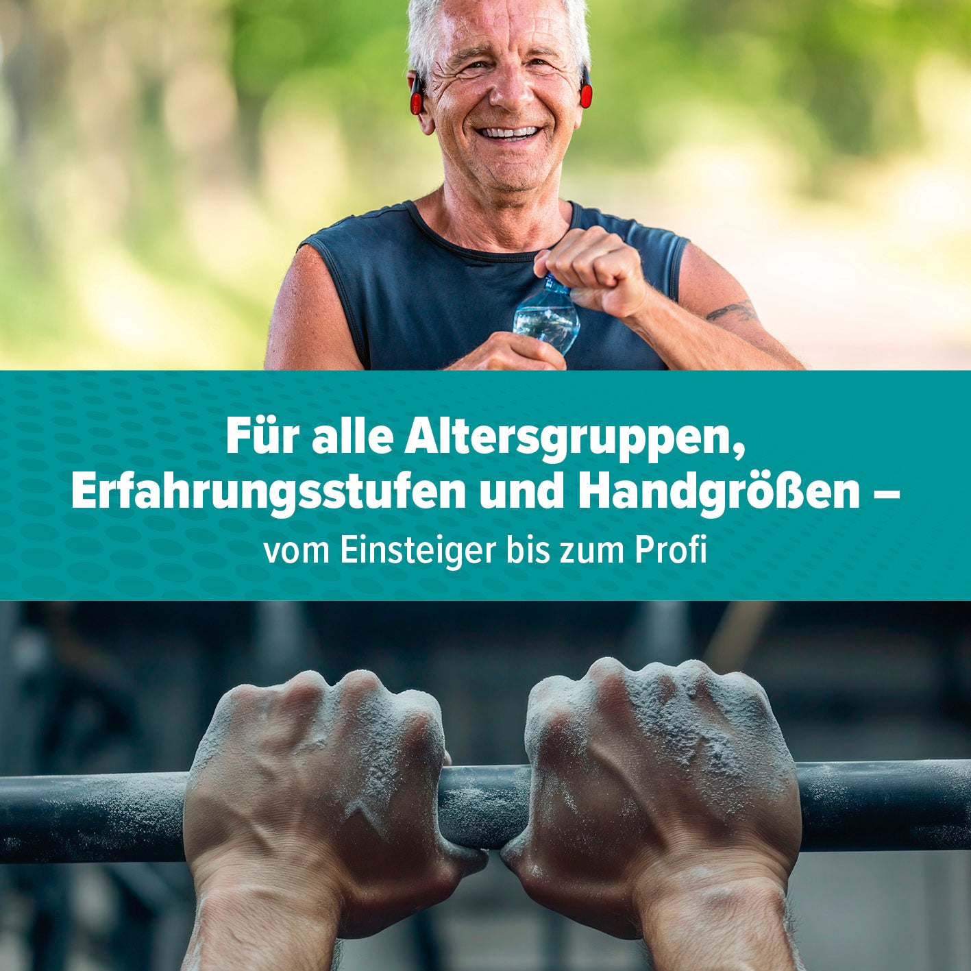 Handgelenk- & Unterarmtrainer für alle Altersgruppen und Trainingslevel, stärkt Griffkraft und Beweglichkeit effektiv.