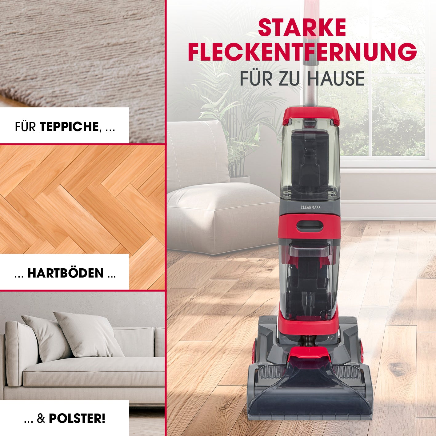 AquaStream Plus DUO Teppich- und Hartbodenreiniger