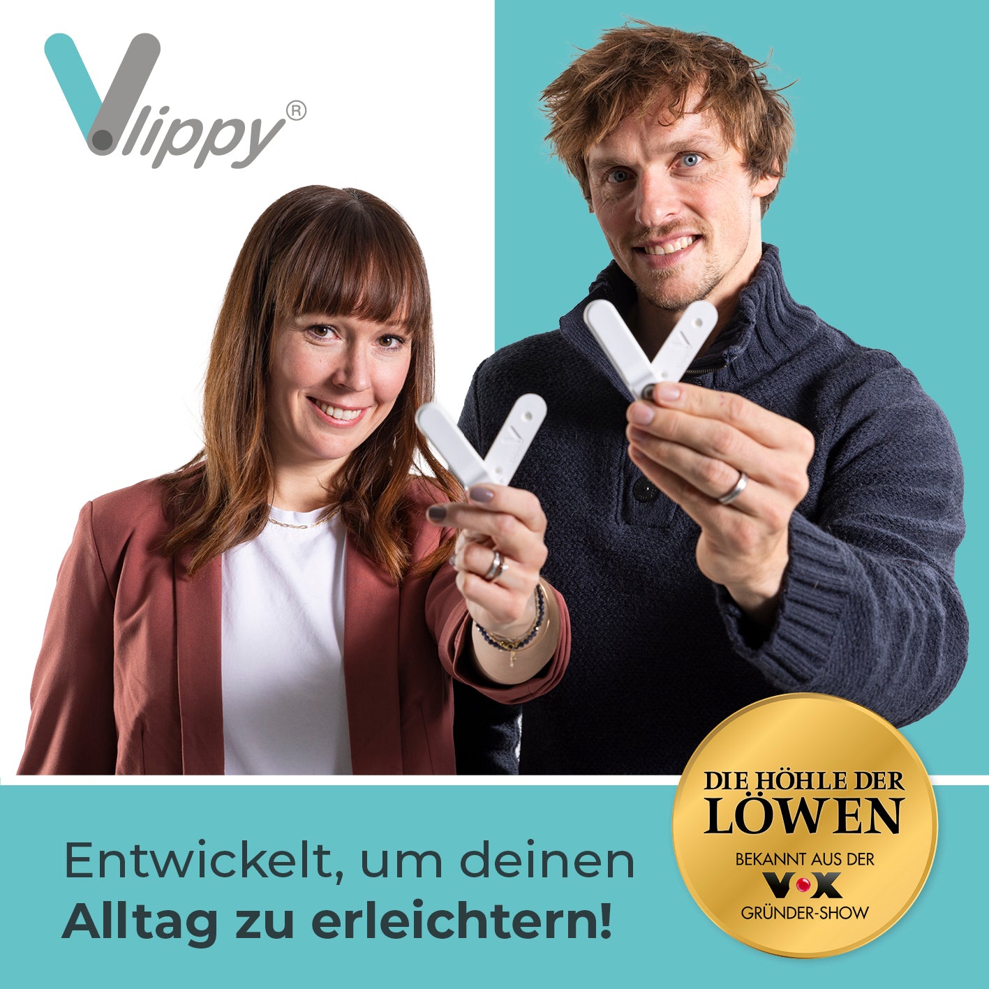 Tür- & Fensterstopper - 2er-Set in Benutzung, flexible Kunststoff-Finger verhindern das Zuschlagen von Türen und Fenstern sicher und einfach.