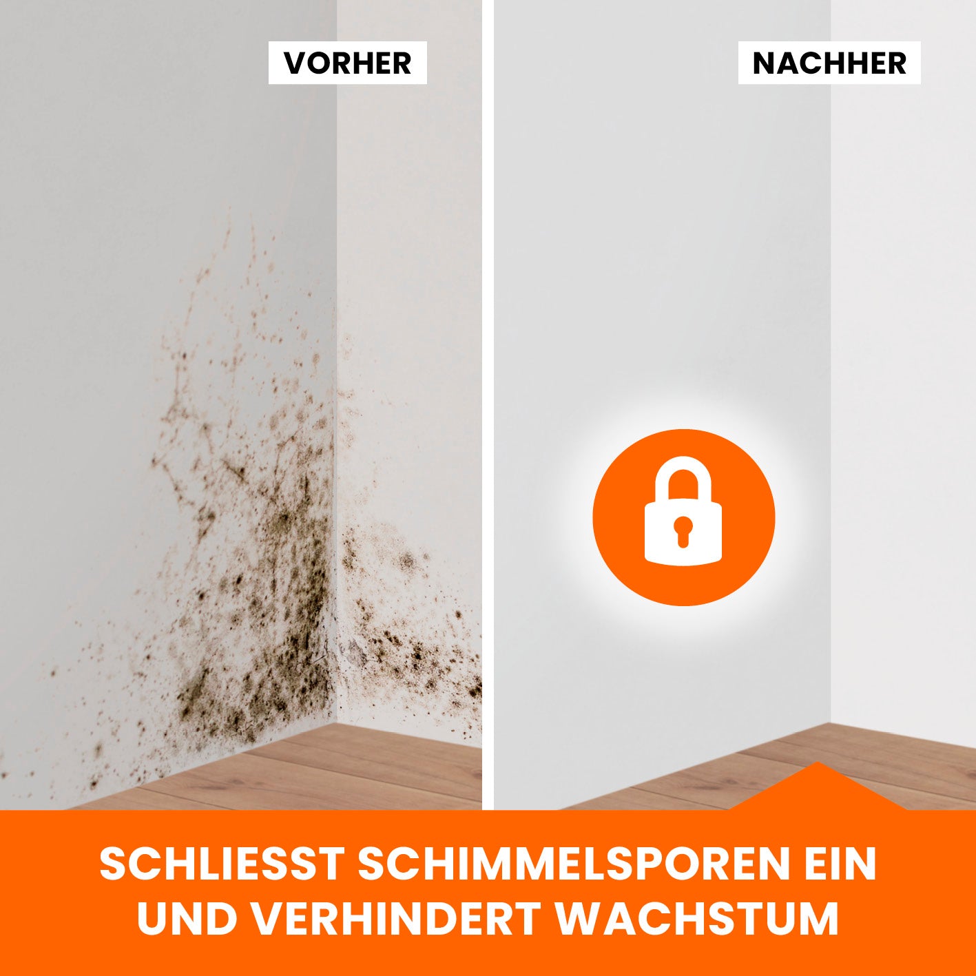 Tonis SCHIMMELSCHOCK 5.2 Anti-Schimmel-Farbe - Weiß - 2er-Set