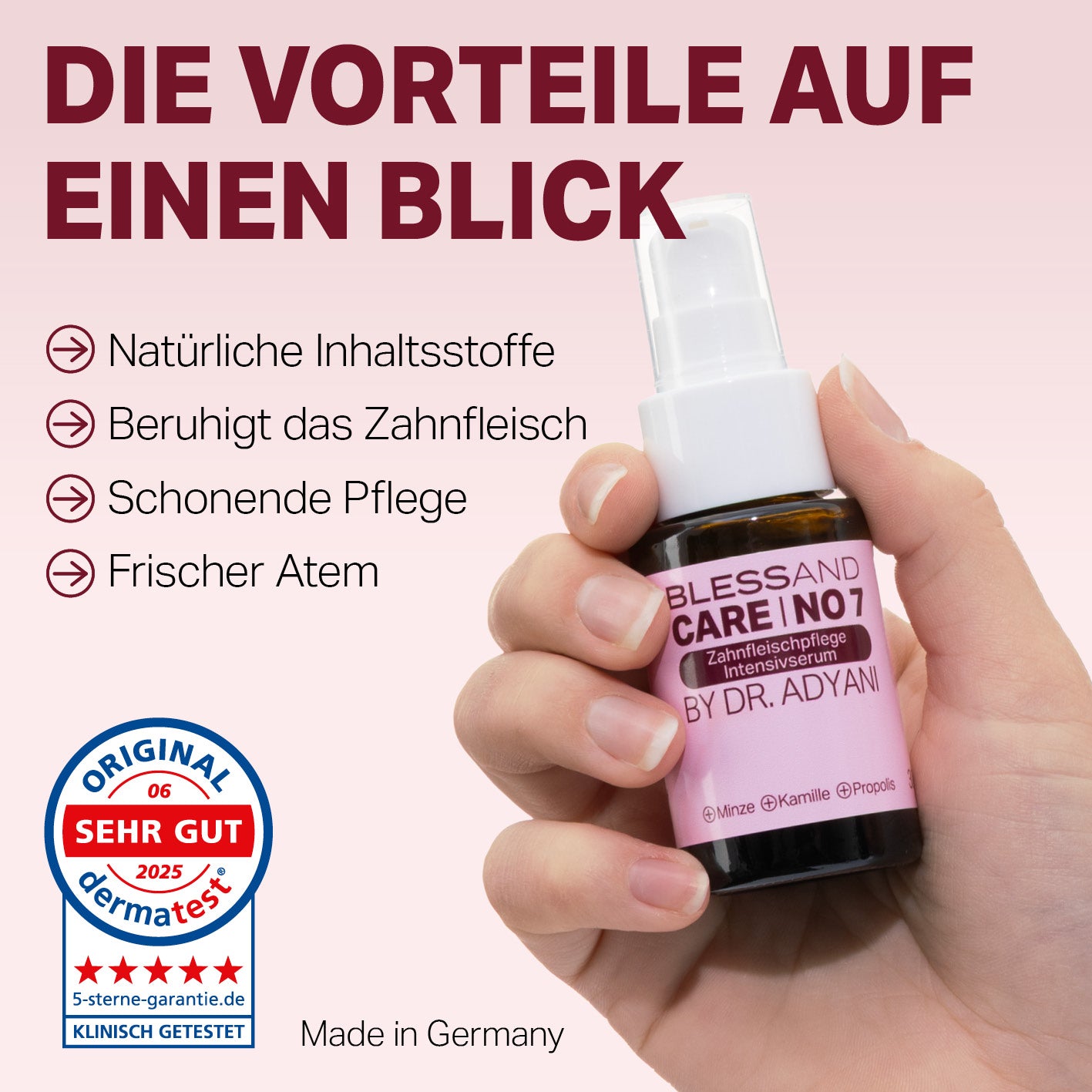 Zahnfleischgel Intensivserum No.7 by Dr. Adyani, 30 ml