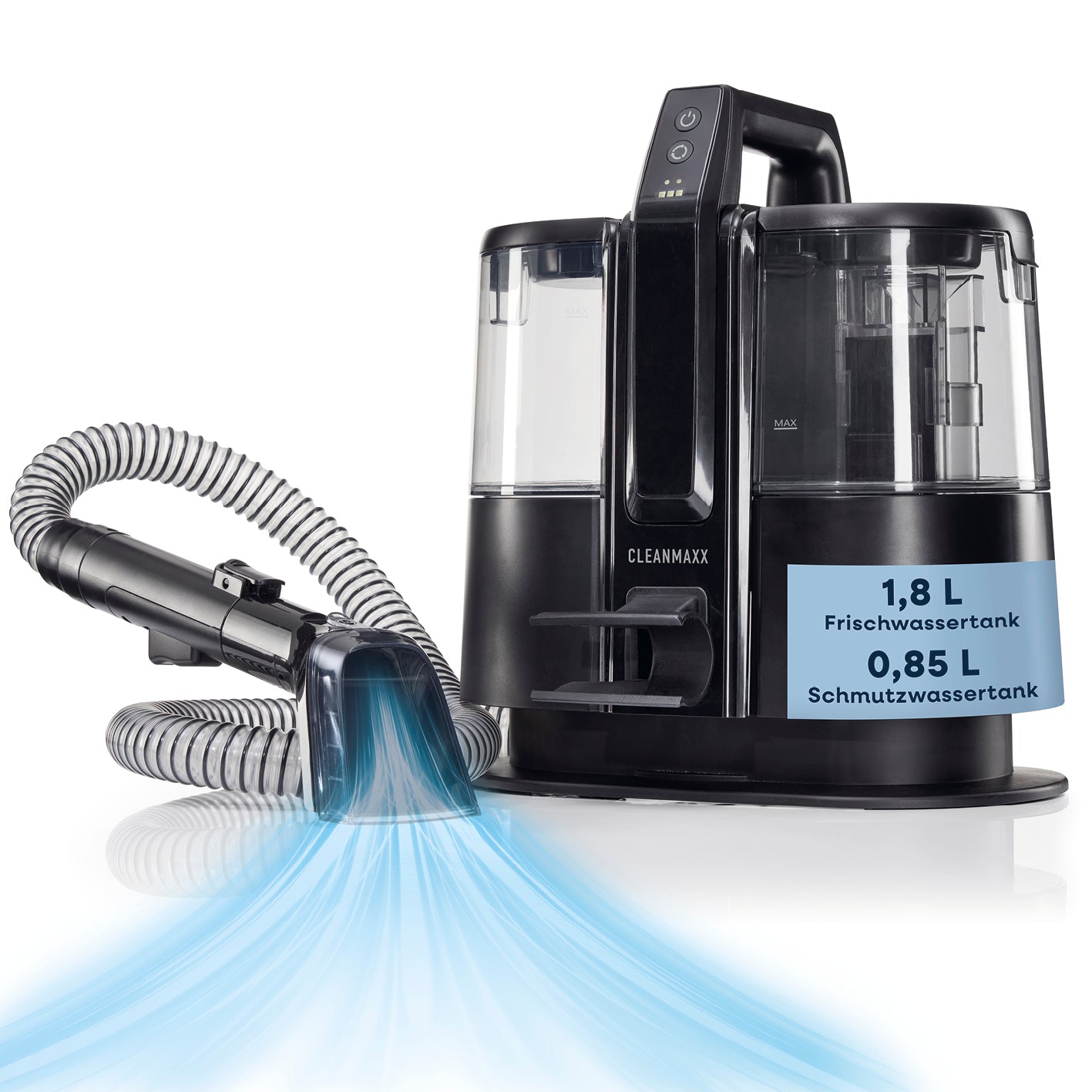 Akku-Polster- & Teppichreiniger Pro - 22 V - Schwarz