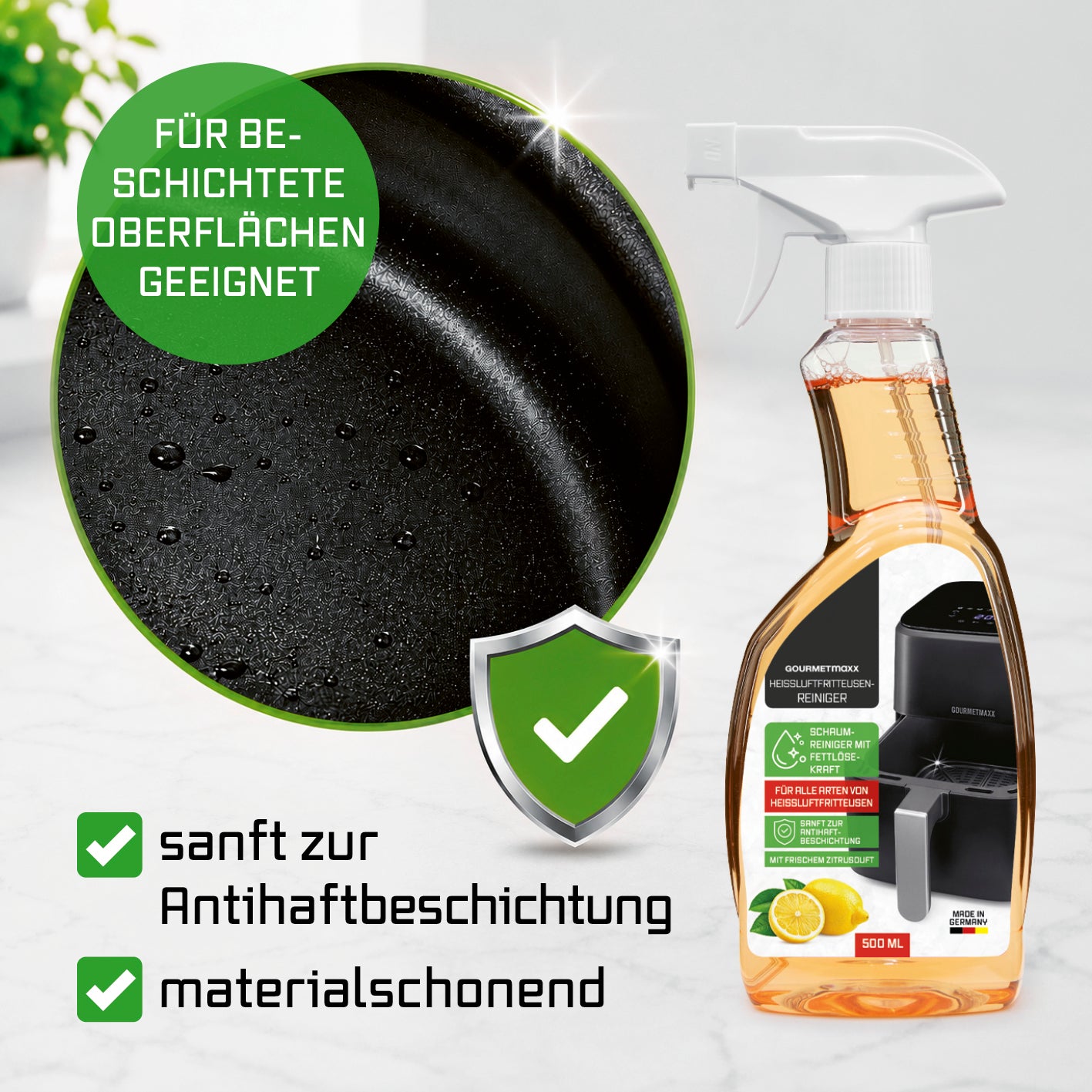 FryUp Heißluftfritteusen-Reiniger - 500 ml
