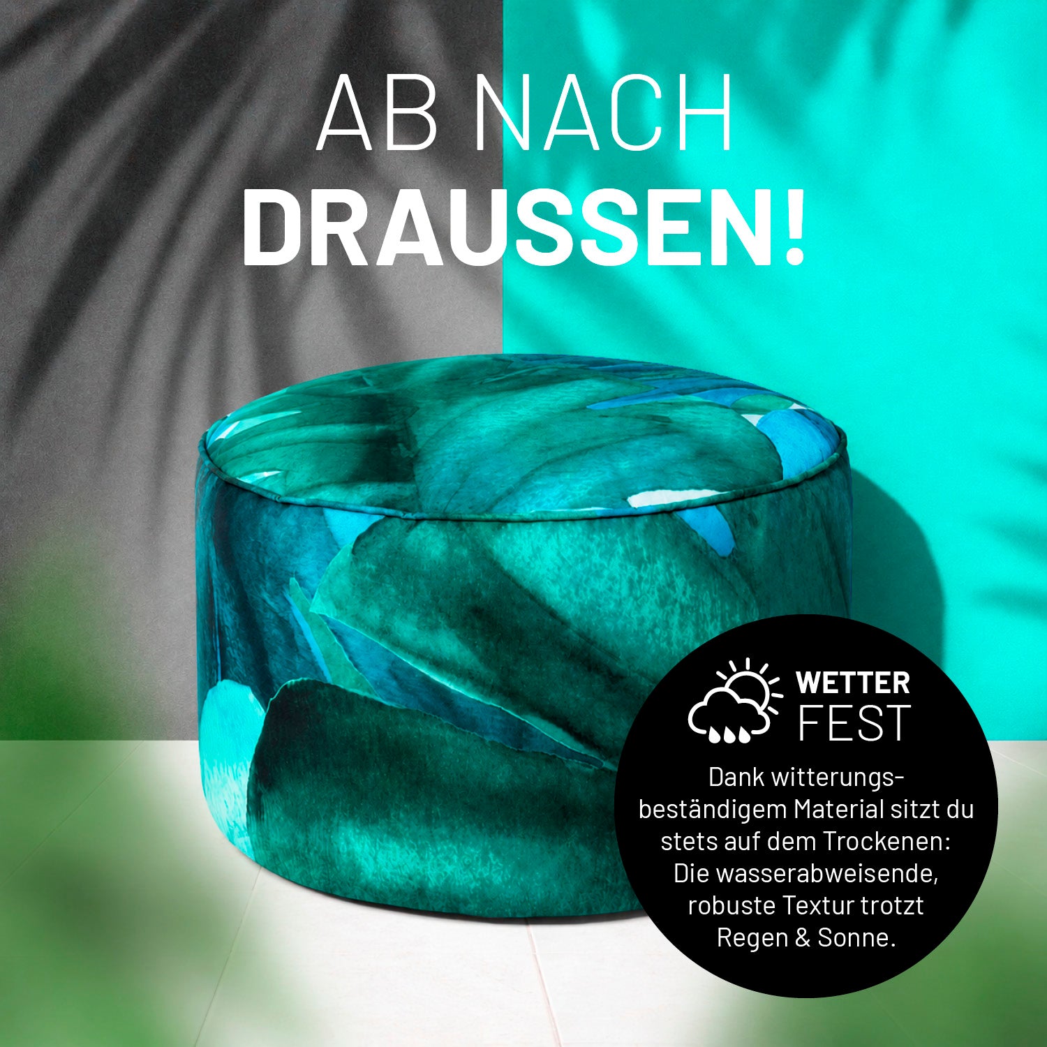 Sitzsack Pouf Botanical