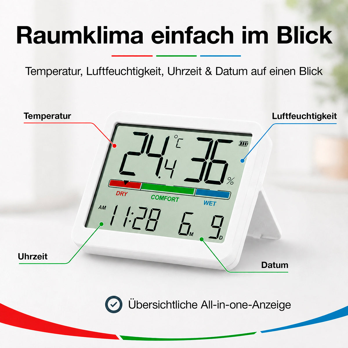 Digitales Thermo- & Hygrometer