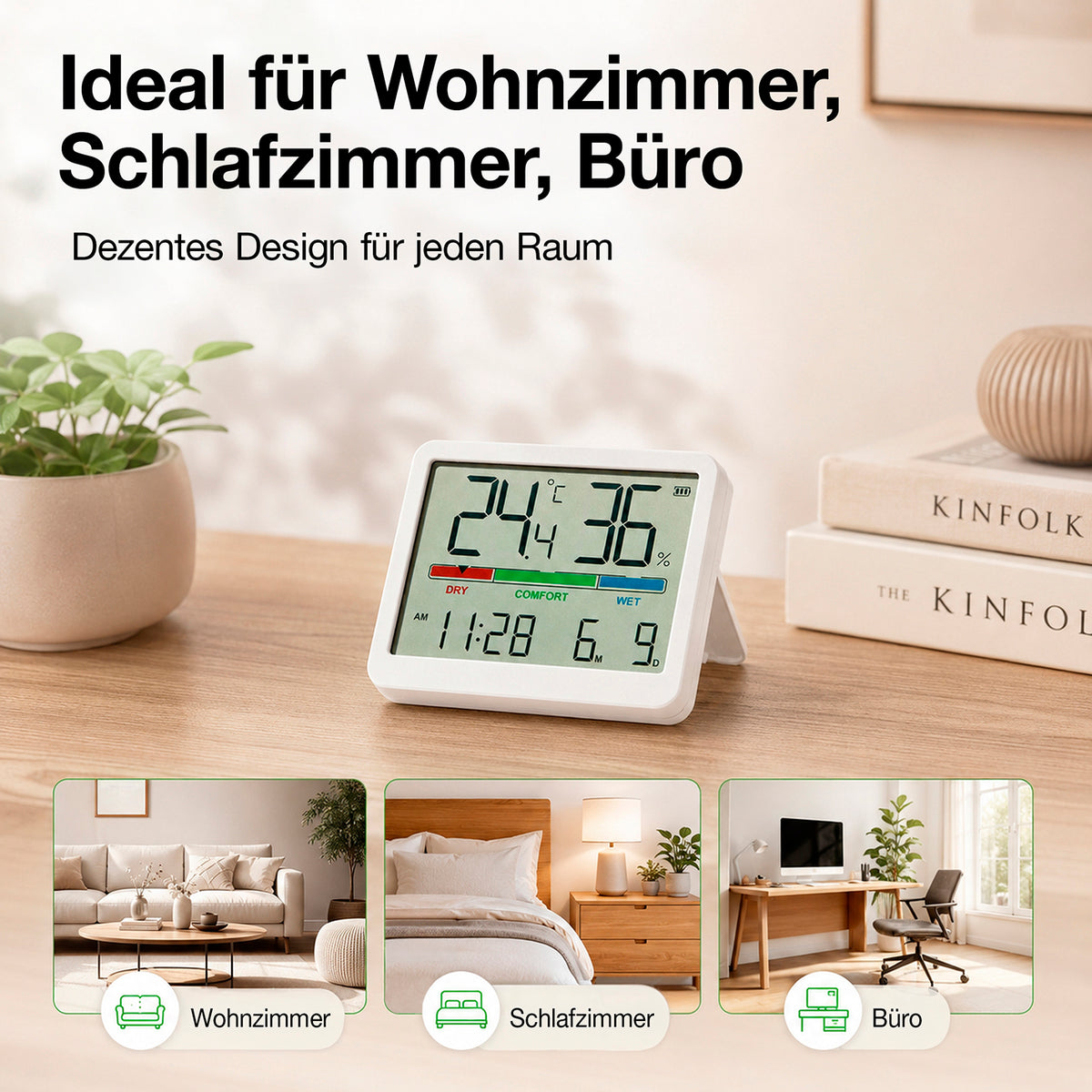 Digitales Thermo- & Hygrometer