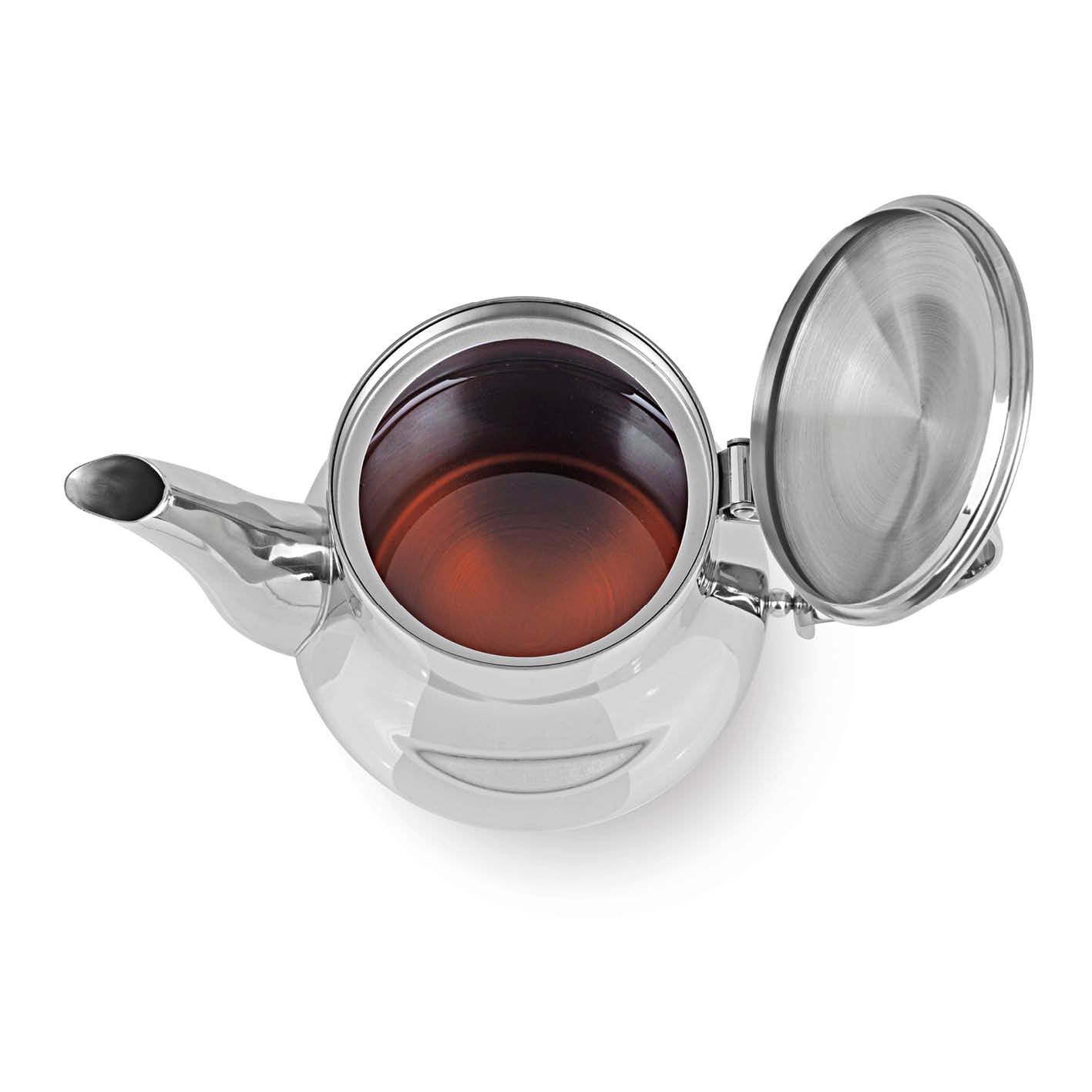 SORAYA Samowar - 10 l | Edelstahl geöffneter Teebereiter mit sichtbarem Tee, hochwertiger Edelstahlkonstruktion, modern und funktional.