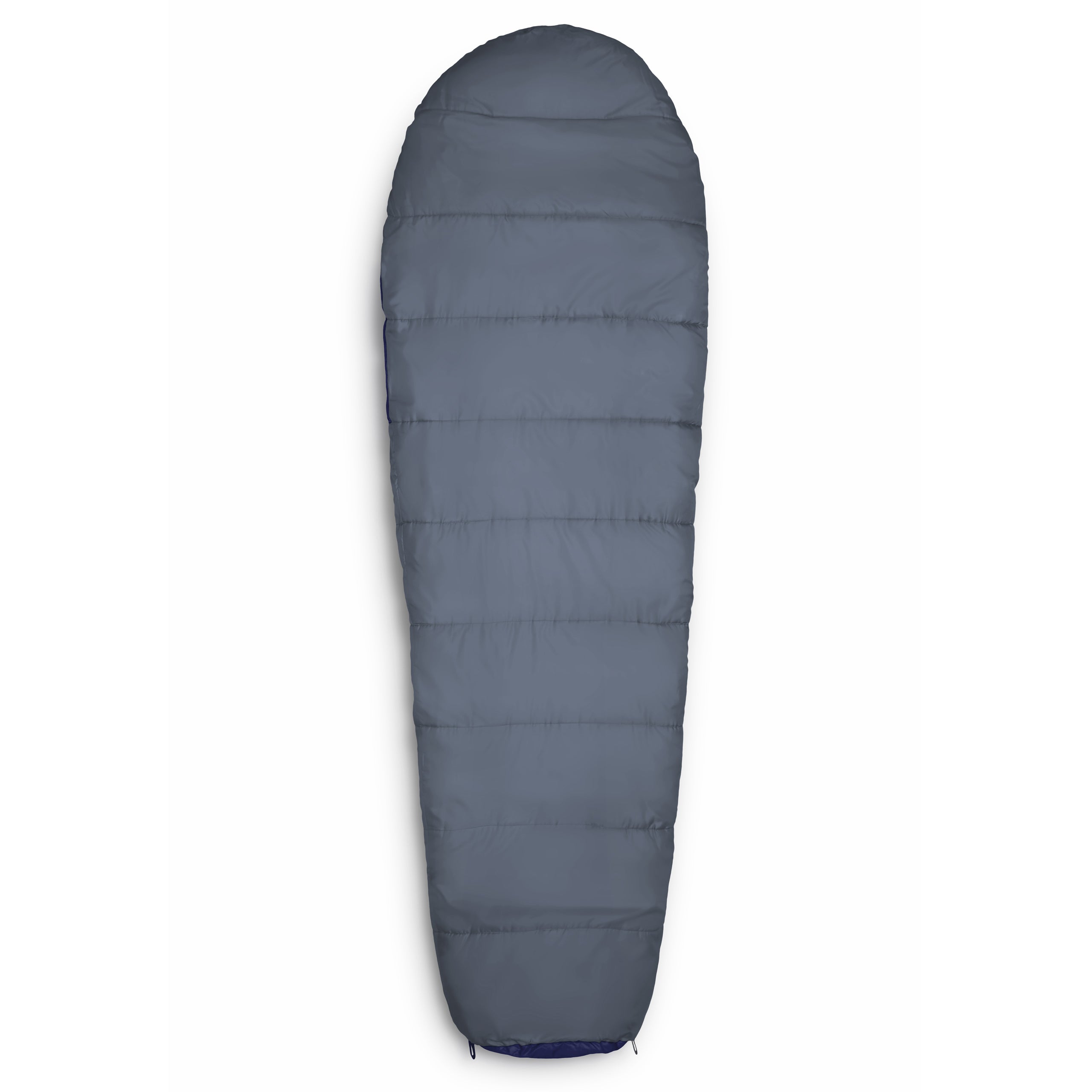 Camping Schlafsack Classic - Mumienschlafsack Dunkelblau, 230x80x55 cm, wasserabweisend, mit Tasche, für Outdoor und Camping.