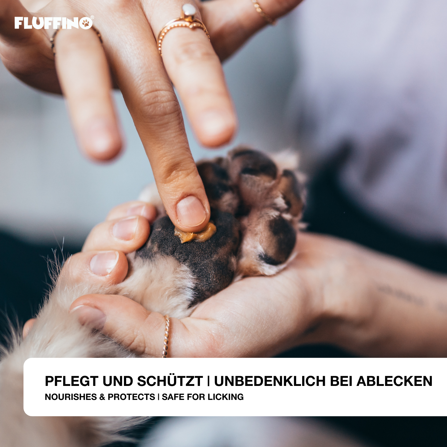 Pfotenbalsam - 50 ml - 100% natürlicher Pfotenschutz, pflegt und schützt sanft empfindliche Hundepfoten.