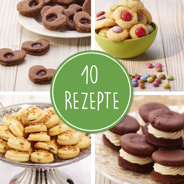 Rezeptbuch (Ergänzungsexemplar ohne Messbecher) Band 3 - Plätzchen, Kekse, Cookies & Co. mit 10 leckeren Kinderrezepten