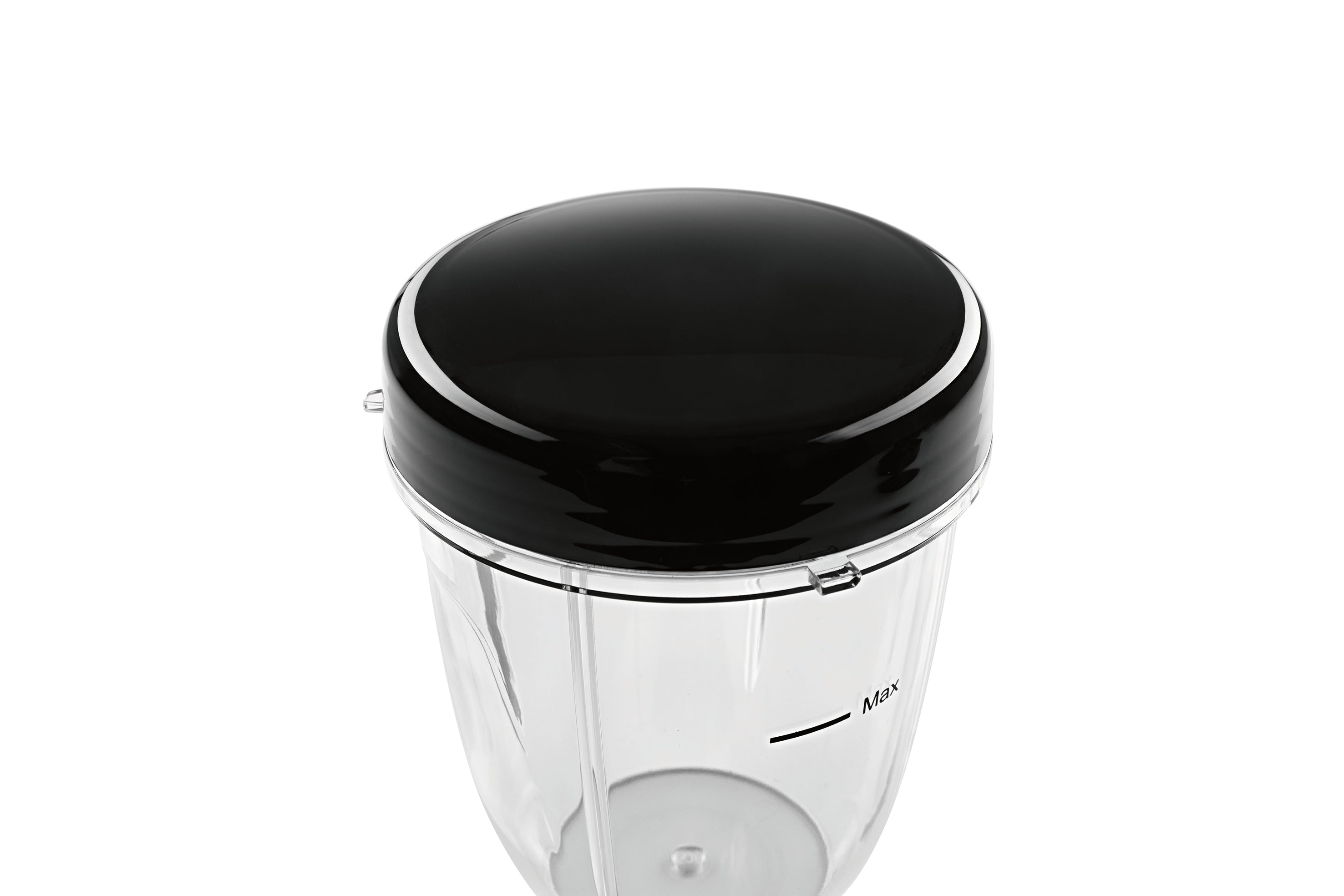 Zubehörset L für Nutrition Mixer Pro 1.000 - Schwarz mit Becher, Deckel und praktischer Passgenauigkeit für vielseitige Zubereitung.