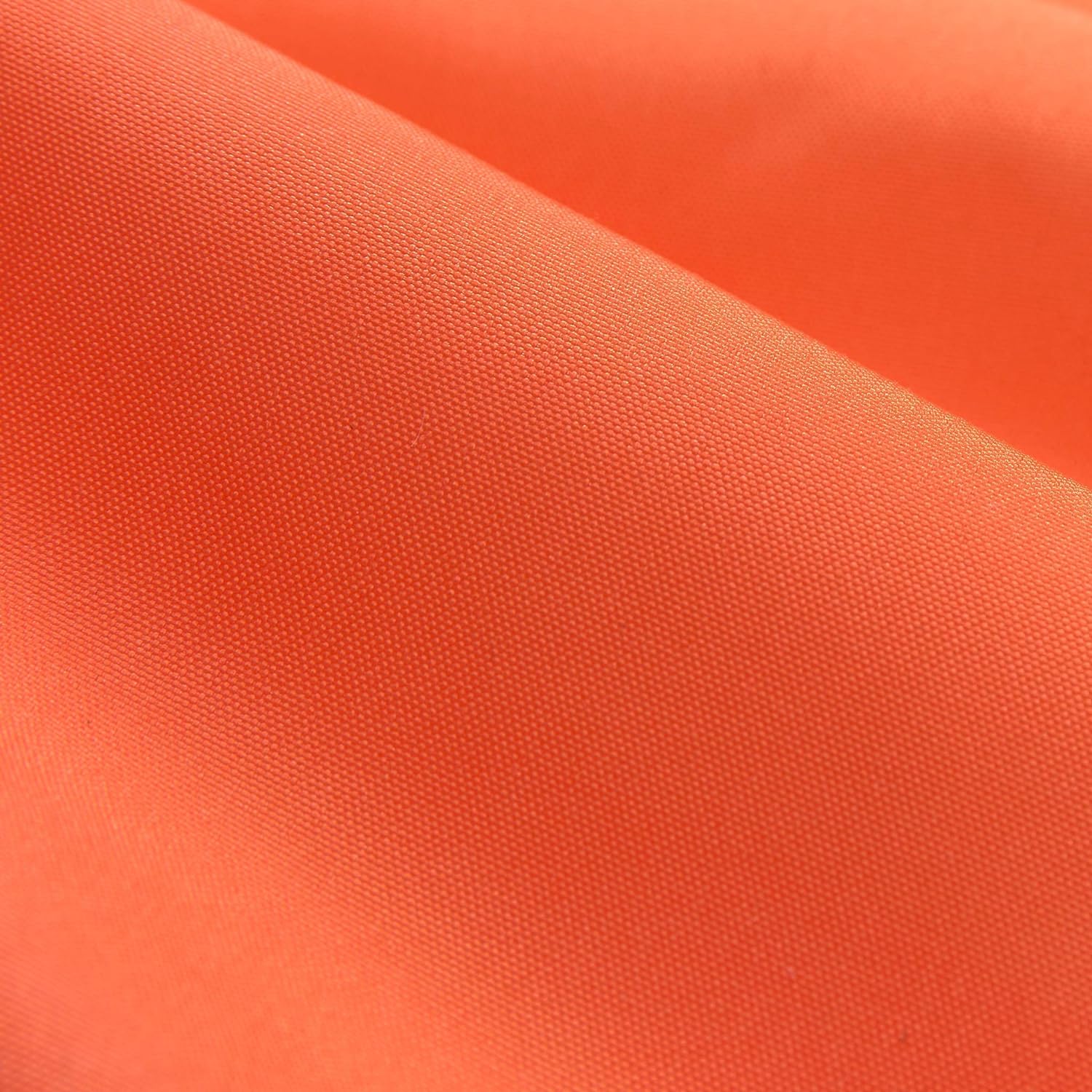 Strukturierter Polyesterstoff in Orange für Sonnensegel Polyester - Quadrat 3 x 3 Meter - Gelb, robust und wetterbeständig.