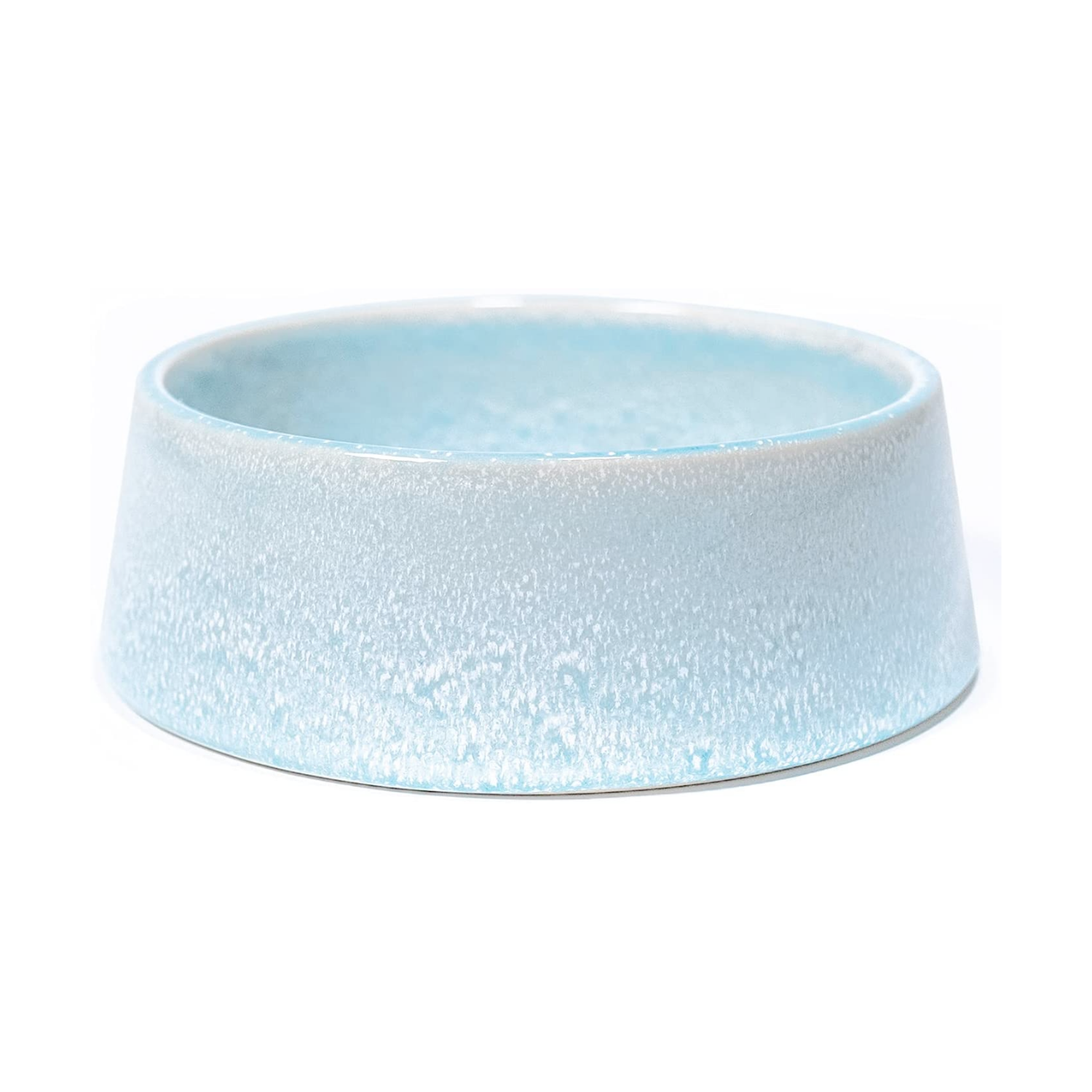 Hundenapf / Futternapf Keramik - 800 ml in Blau, handgefertigt, lebensmittelecht, spülmaschinenfest, für kleine und mittelgroße Hunde.