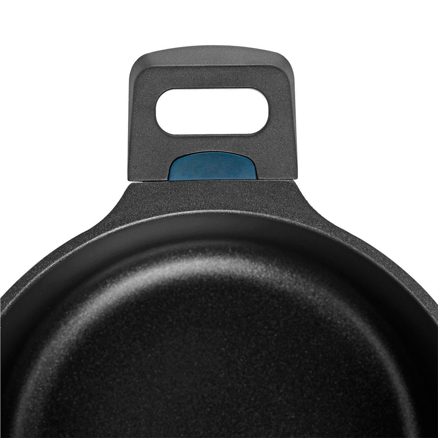 Aluguss-Kochtopf 24 cm - N8WERK Heat Indicator - Midnight Edition mit hitzeempfindlichem Griff und Ilag-Ultimate-Beschichtung.