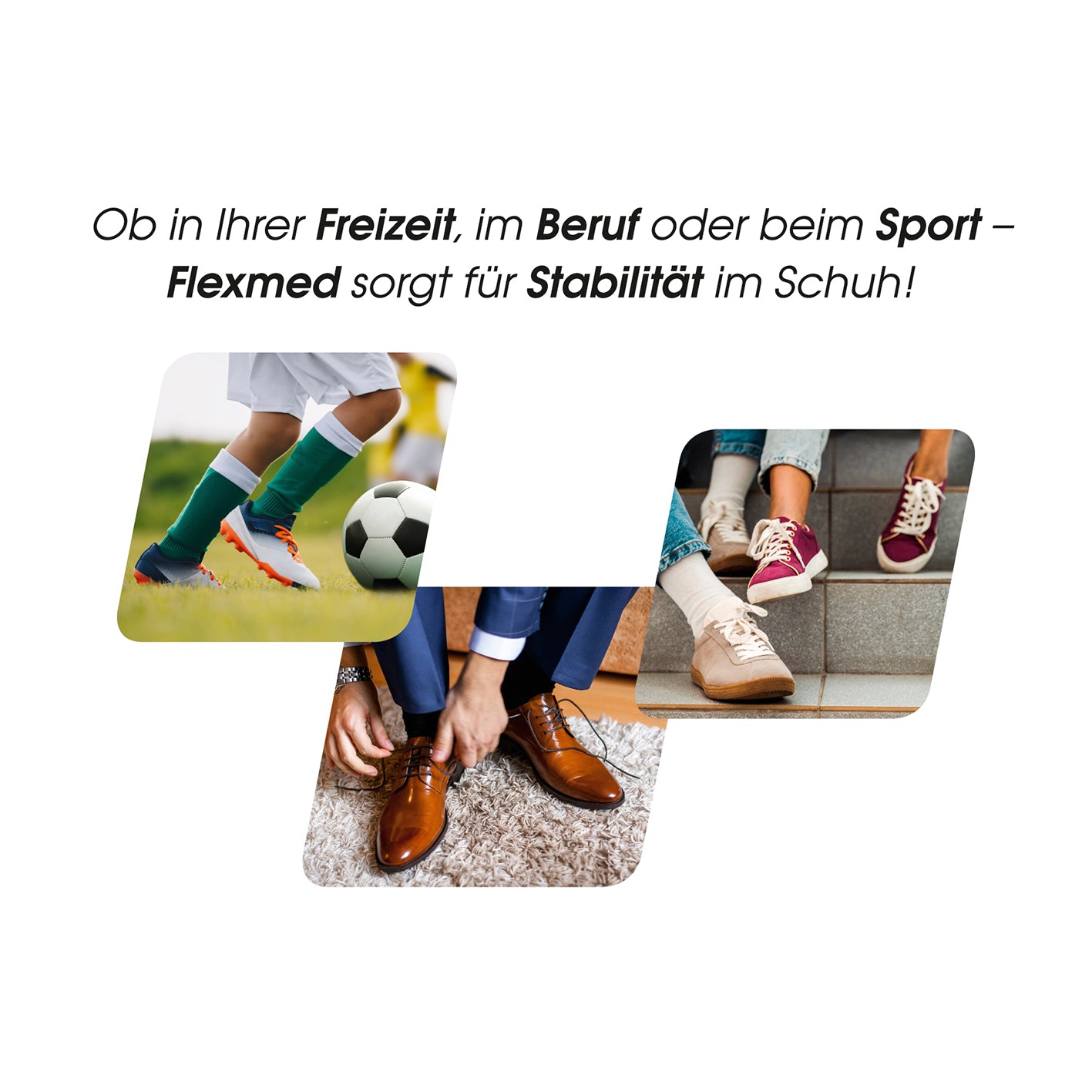 Einlegesohlen Gel - Größe 42 zur Verbesserung der Stabilität und Druckverteilung beim Sport, Beruf und Freizeit.