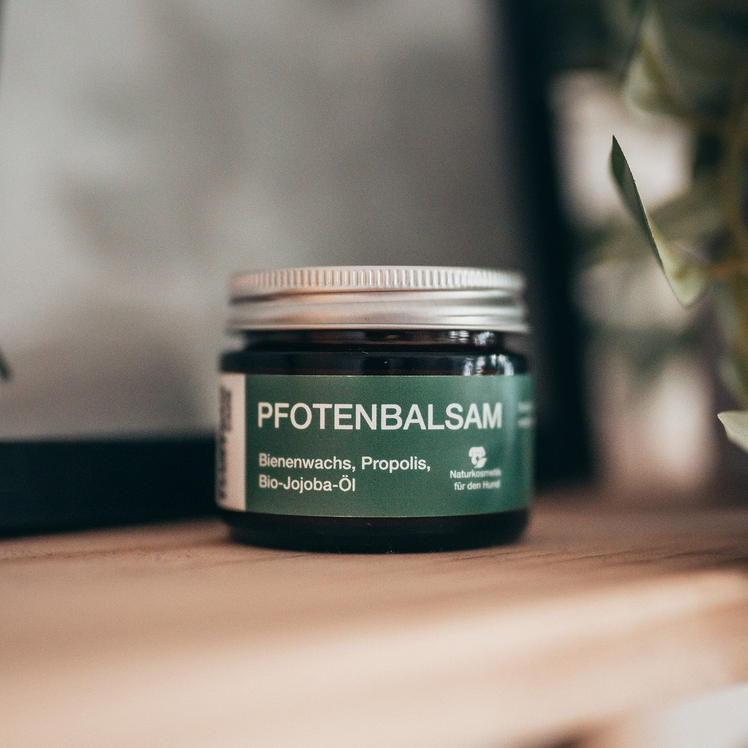 Pfotenbalsam - 50 ml - 100% natürlicher Pfotenschutz mit Bienenwachs, Propolis und Bio-Jojobaöl für empfindliche Hundepfoten.