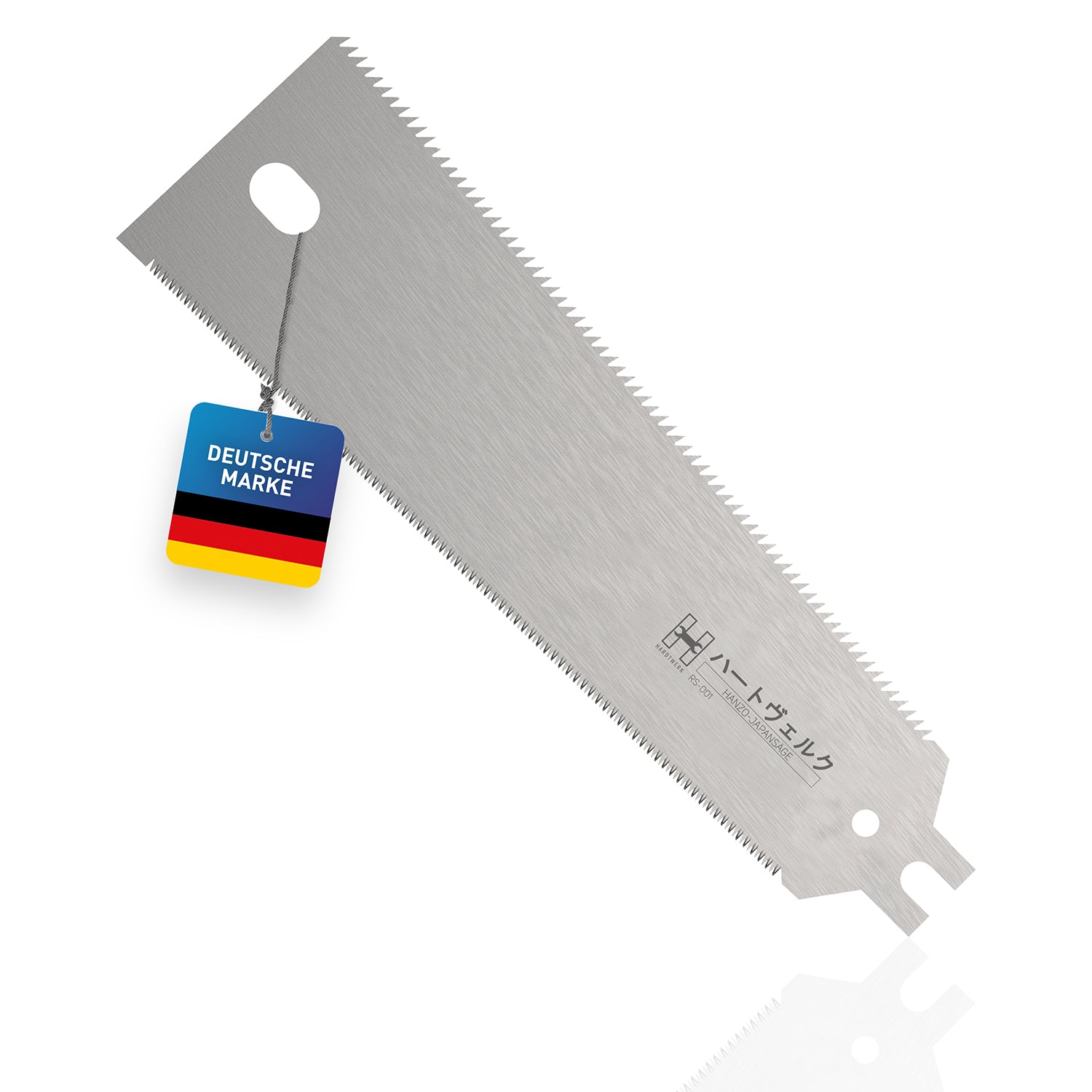 Ersatzsägeblatt für Japansäge Hanzo - 240 mm, doppelseitig gezahnt, SK4 Karbonstahl, kompatibel mit Hanzo Ryoba und HARDTWERK Sägen.