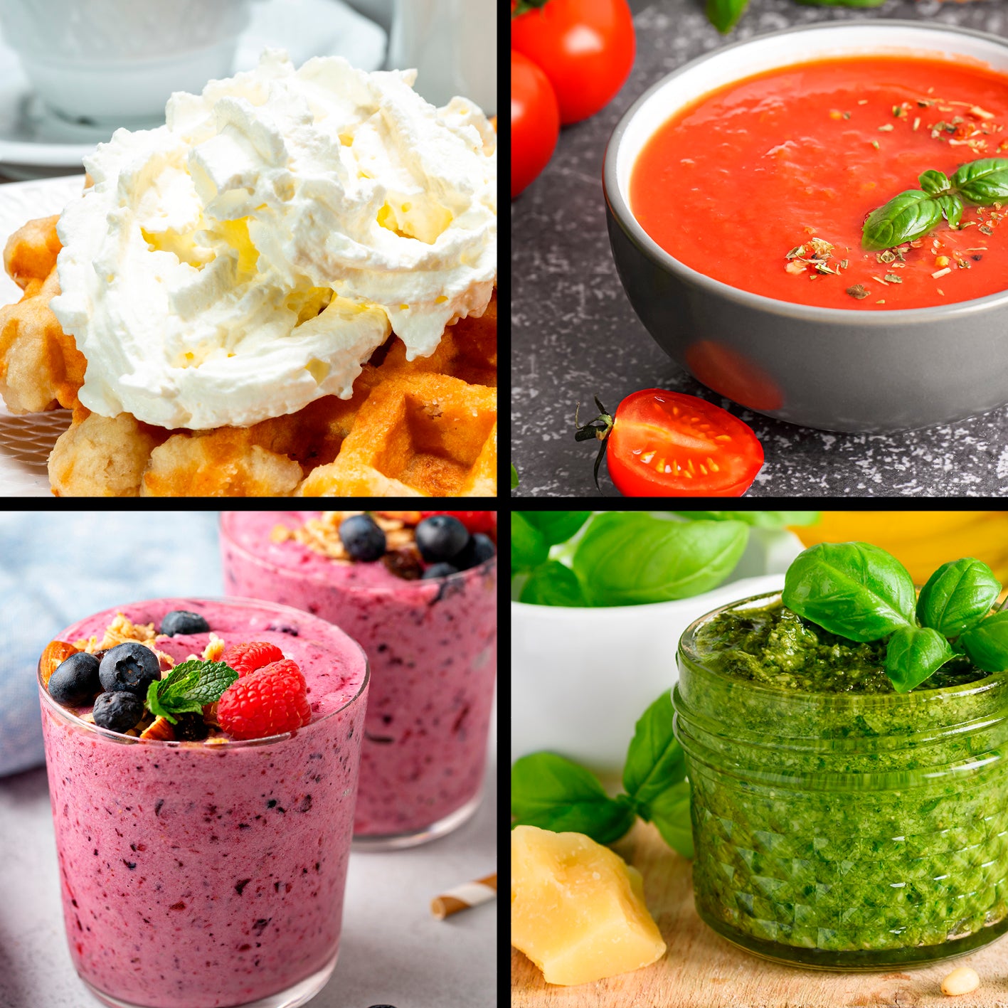 Stabmixer inkl. Rühraufsatz und Messbecher - schwarz/chrom mit vielseitigem Einsatz für Püree, Saucen, Smoothies und mehr in Profiqualität.