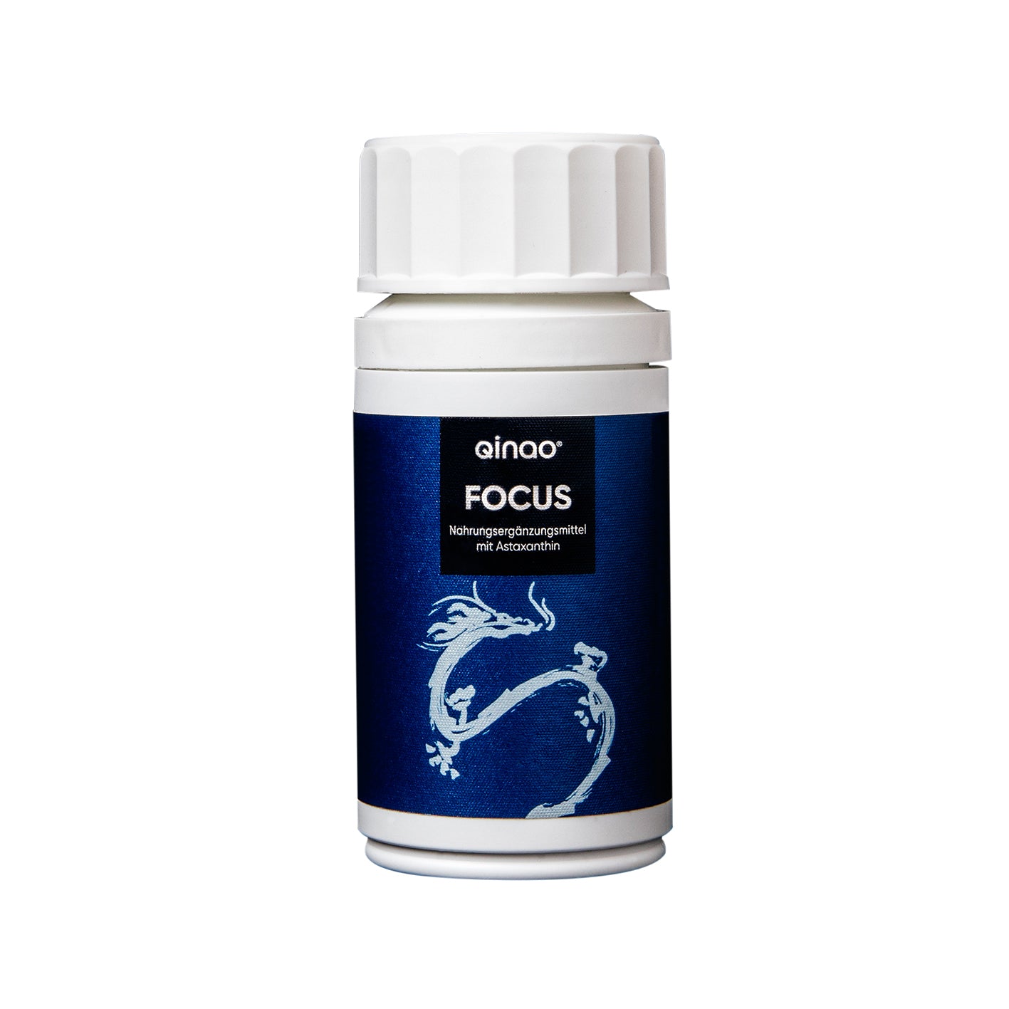 Nahrungsergänzungsmittel FOCUS - 60 Kapseln, glutenfrei, vegan, mit Astaxanthin, Vitamin D und E, unterstützt geistige Leistung, hergestellt in Deutschland.