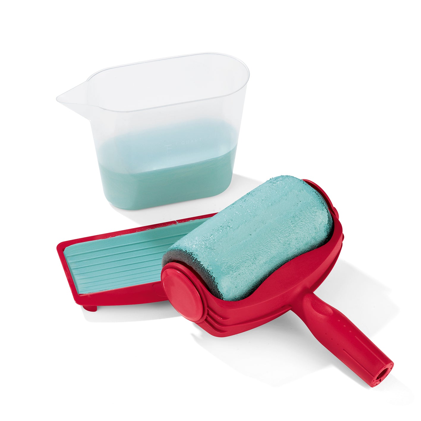 Streichset Paint Maxx Pro 5-tlg. mit Mikrofaserpads für gleichmäßiges Auftragen, kein Abkleben nötig, optimale Ergebnisse auf vielen Oberflächen.