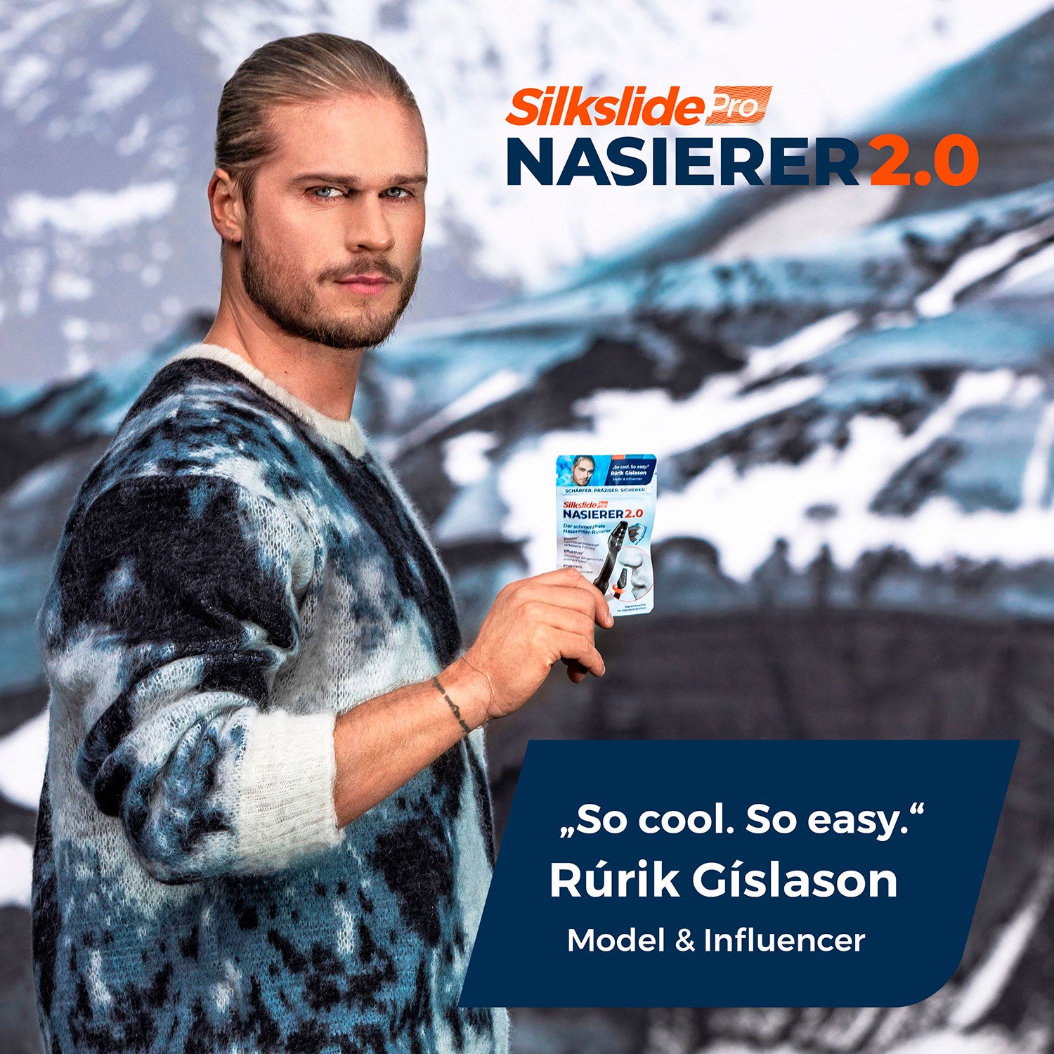 Nasenhaartrimmer - Nasierer 2.0 mit optimiertem Nasierkopf und innovativem Klingenschutz für präzise und sichere Nasur.