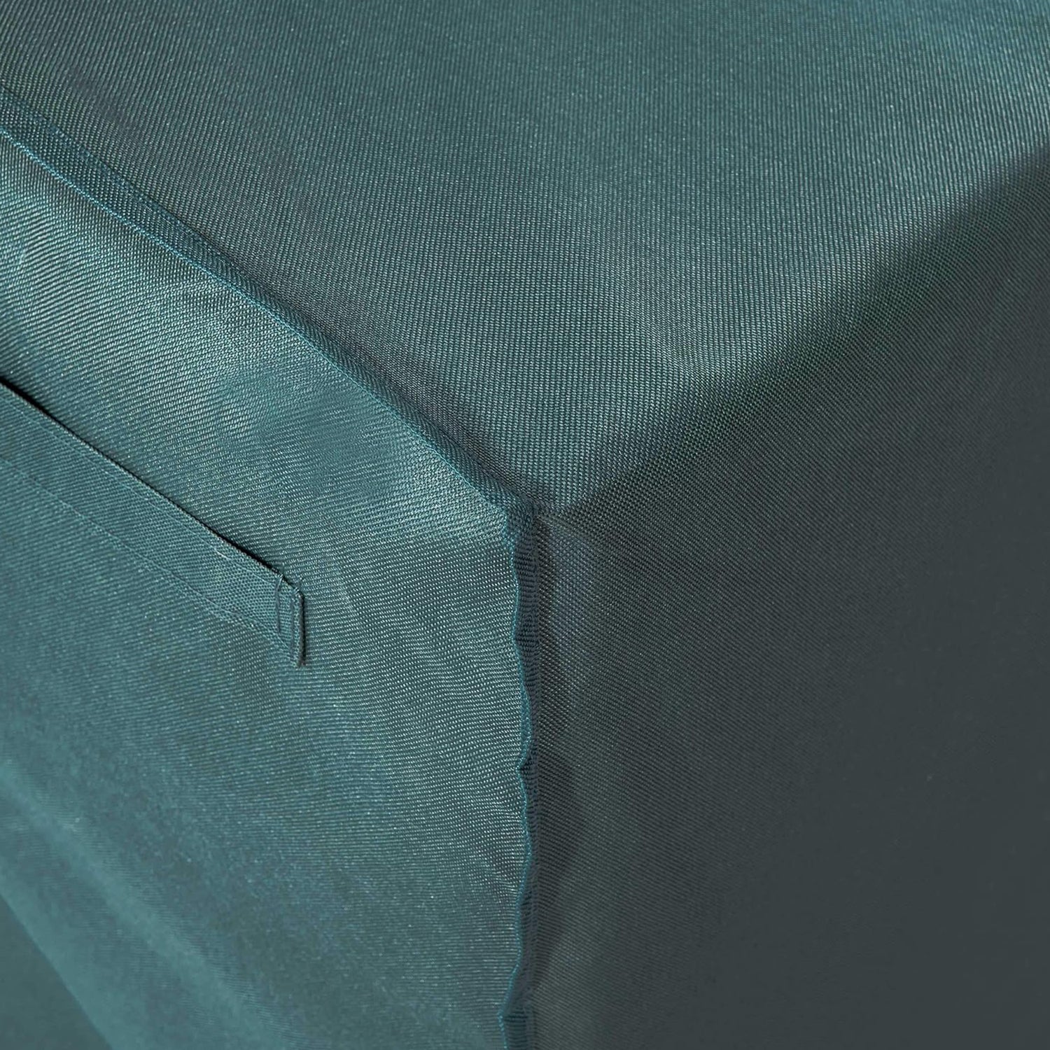 Abdeckung für gestapelte Patio Stühle - 85 x 65 x 80/119 cm - Grün/Grau, wasserdichte Schutzhülle aus reißfestem Oxford-Gewebe.