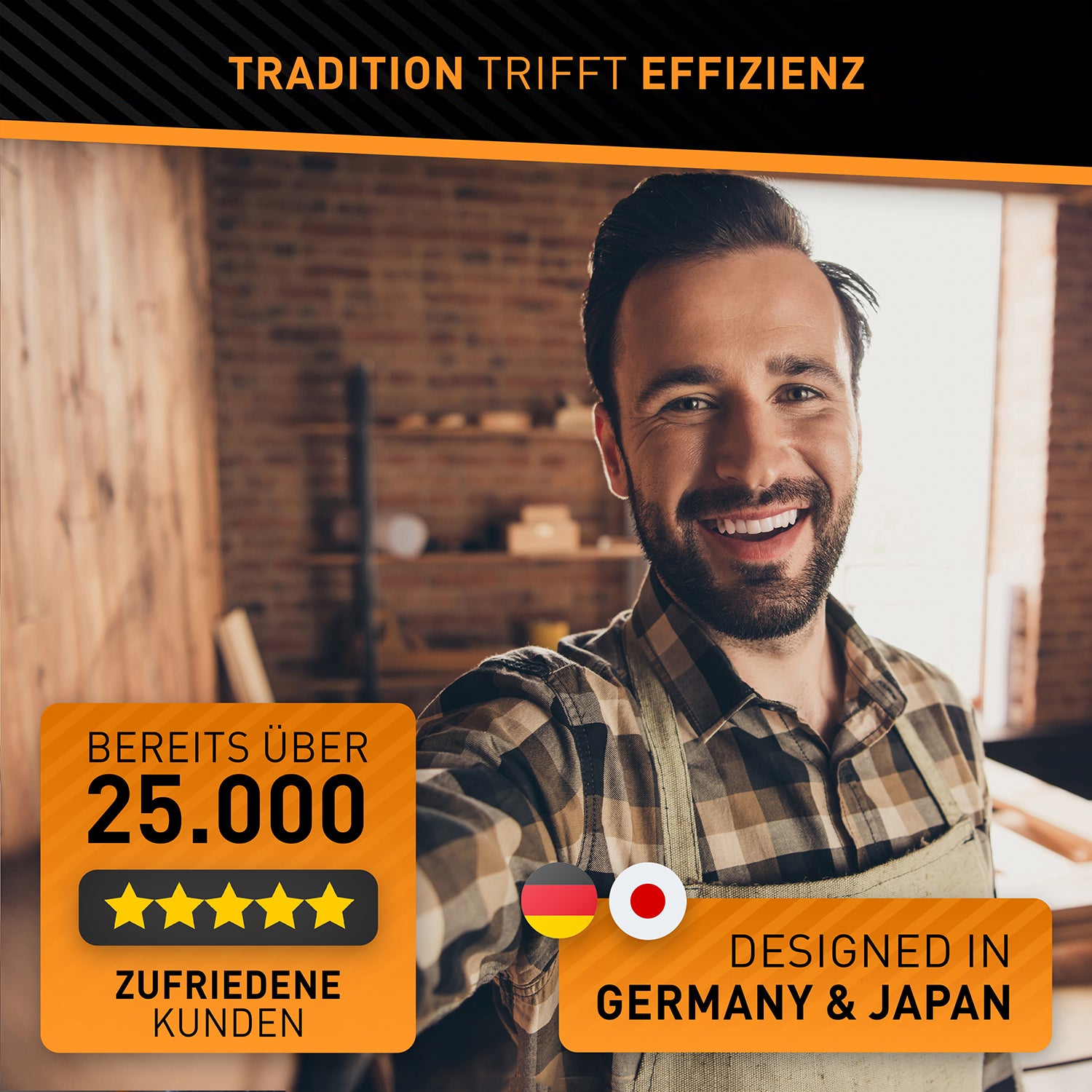 Ersatzsägeblatt für Japansäge Zen - 240 mm aus SK4-Karbonstahl mit extrascharfer Trapezverzahnung für präzise, saubere Schnitte.