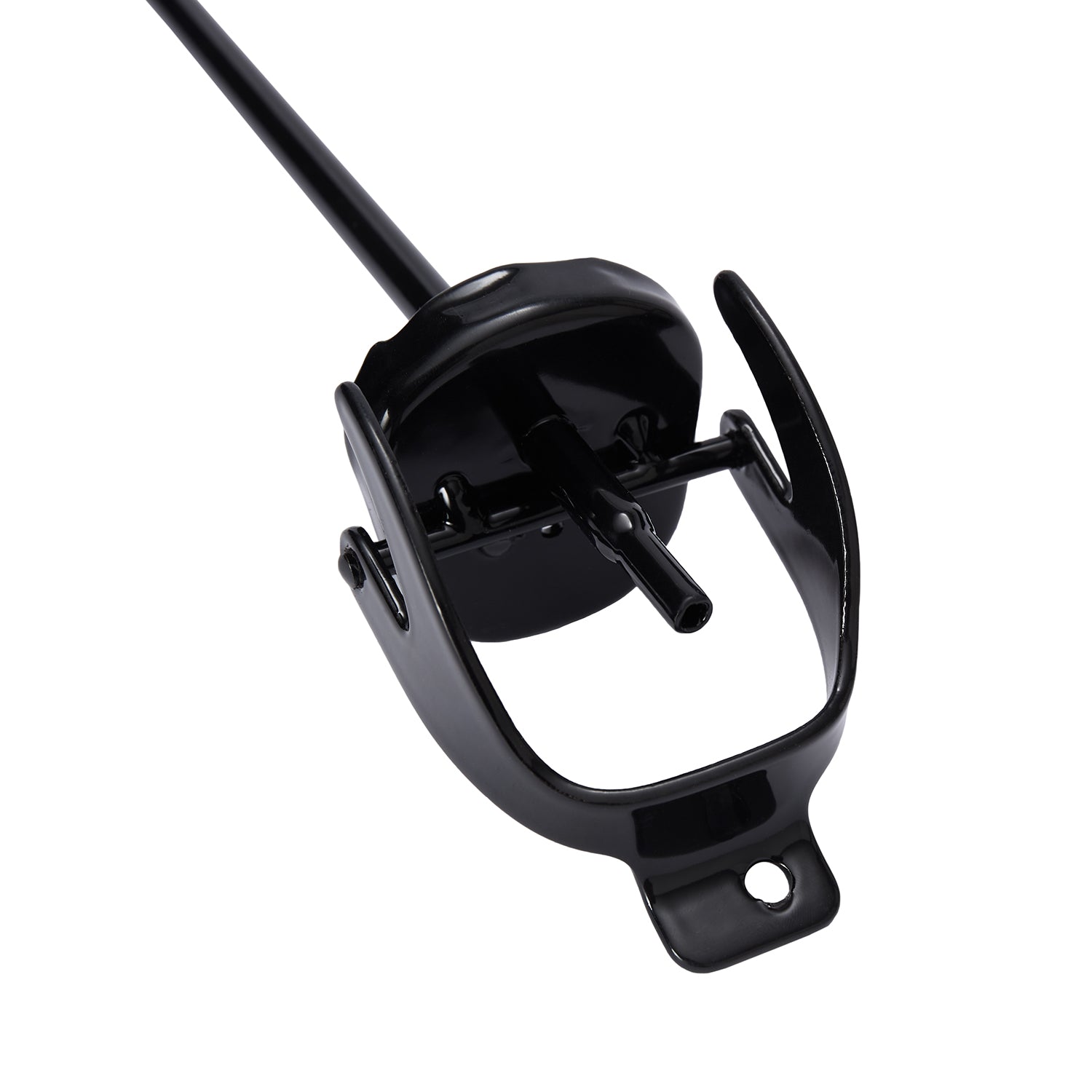 Adapter mit 1 Ansaugöffnung für Kraftstoffkanister Metall schwarz, passend für 5-20L Kanister, Länge 42 cm, Dichtung inklusive.