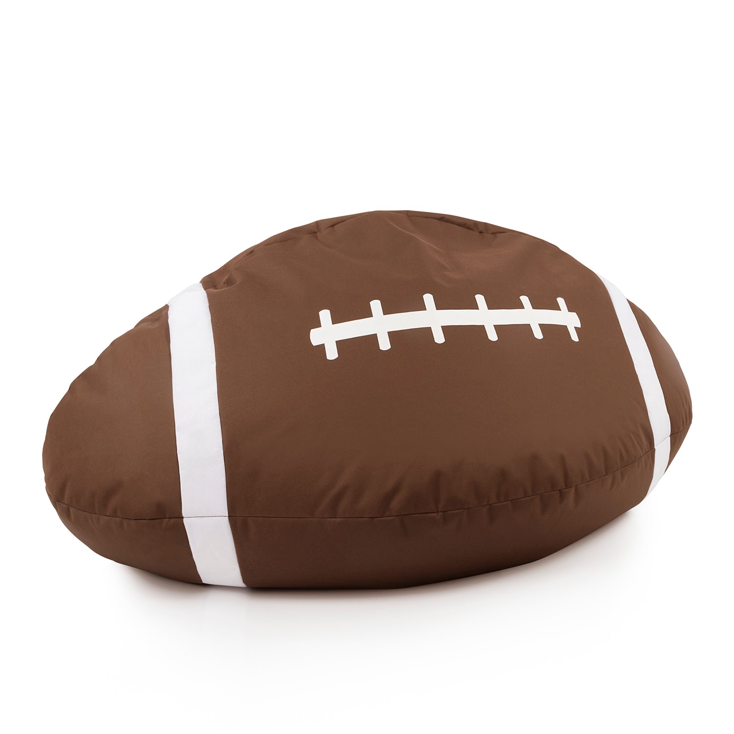 Football-Sitzsack (300 L) – bequemer, langlebiger Sitzsack in Football-Form für drinnen und draußen, pflegeleicht und leicht transportierbar.