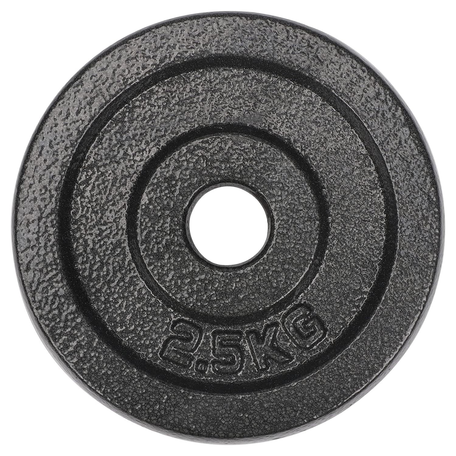 Gusseisen Hantelscheiben Gewichtscheiben 2,5 kg mit 28/29 mm Bohrung, langlebig und robust für Kraftsport und Training.
