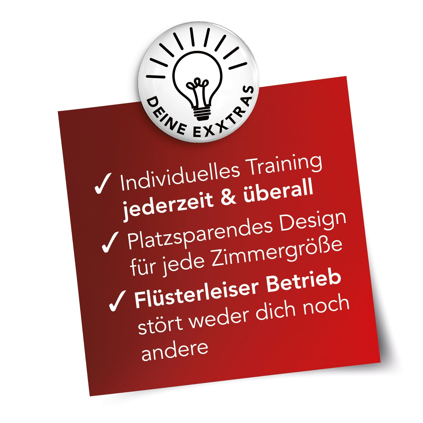 Ellipsentrainer - 8 Stufen für individuelles Trainingsniveau mit leisem Betrieb, platzsparendem Design und Training jederzeit & überall.