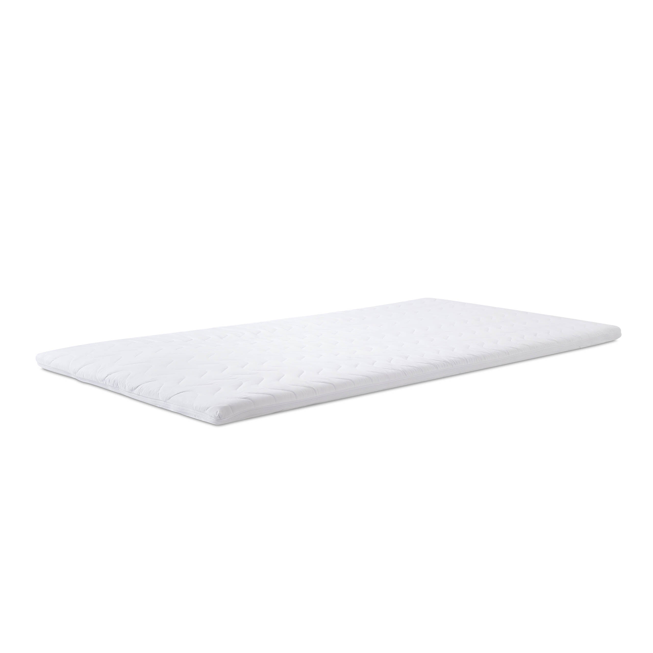 Matratzentopper Microfaser - 140 x 200 x 3,5 cm mit Memory Foam, atmungsaktivem, waschbarem Microfaser-Bezug, 3,5 cm Höhe.