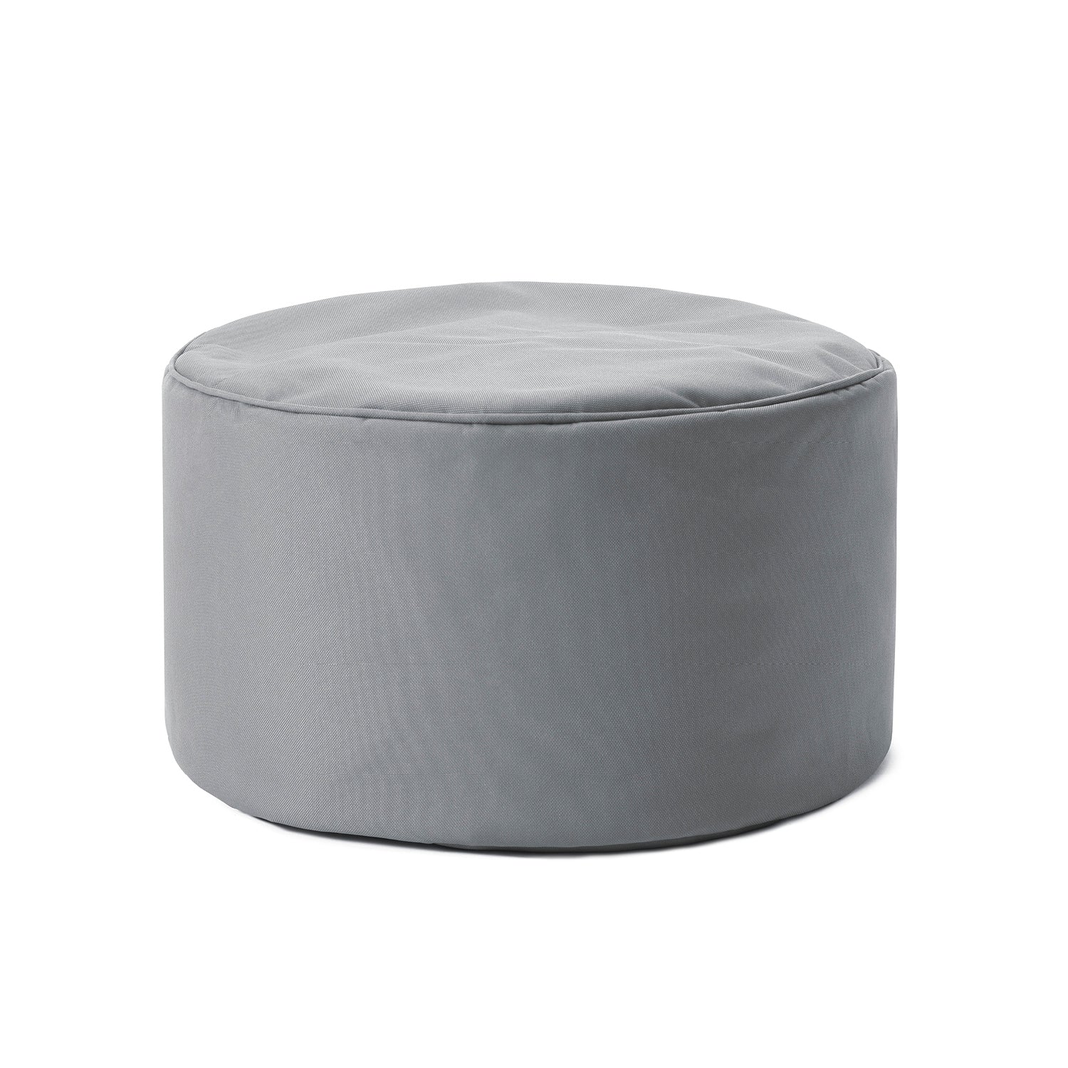 Sitzsack-Hocker/Pouf (50 L) Grau, multifunktional, für in- und outdoor, leicht, langlebig mit hochwertiger EPS-Füllung und pflegeleichtem Material.